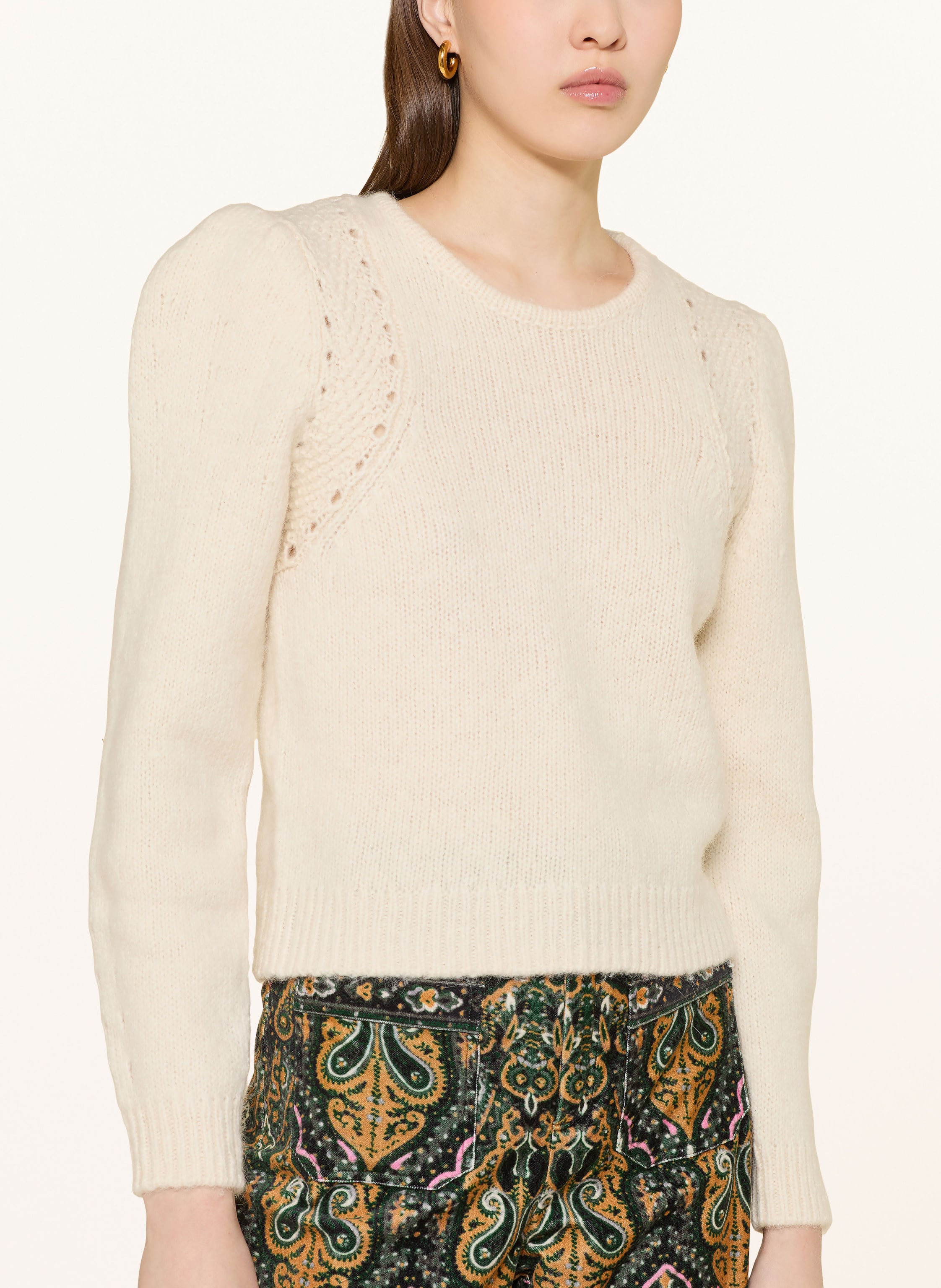 Thumbnail - Ba&Sh Pullover Belma weiss