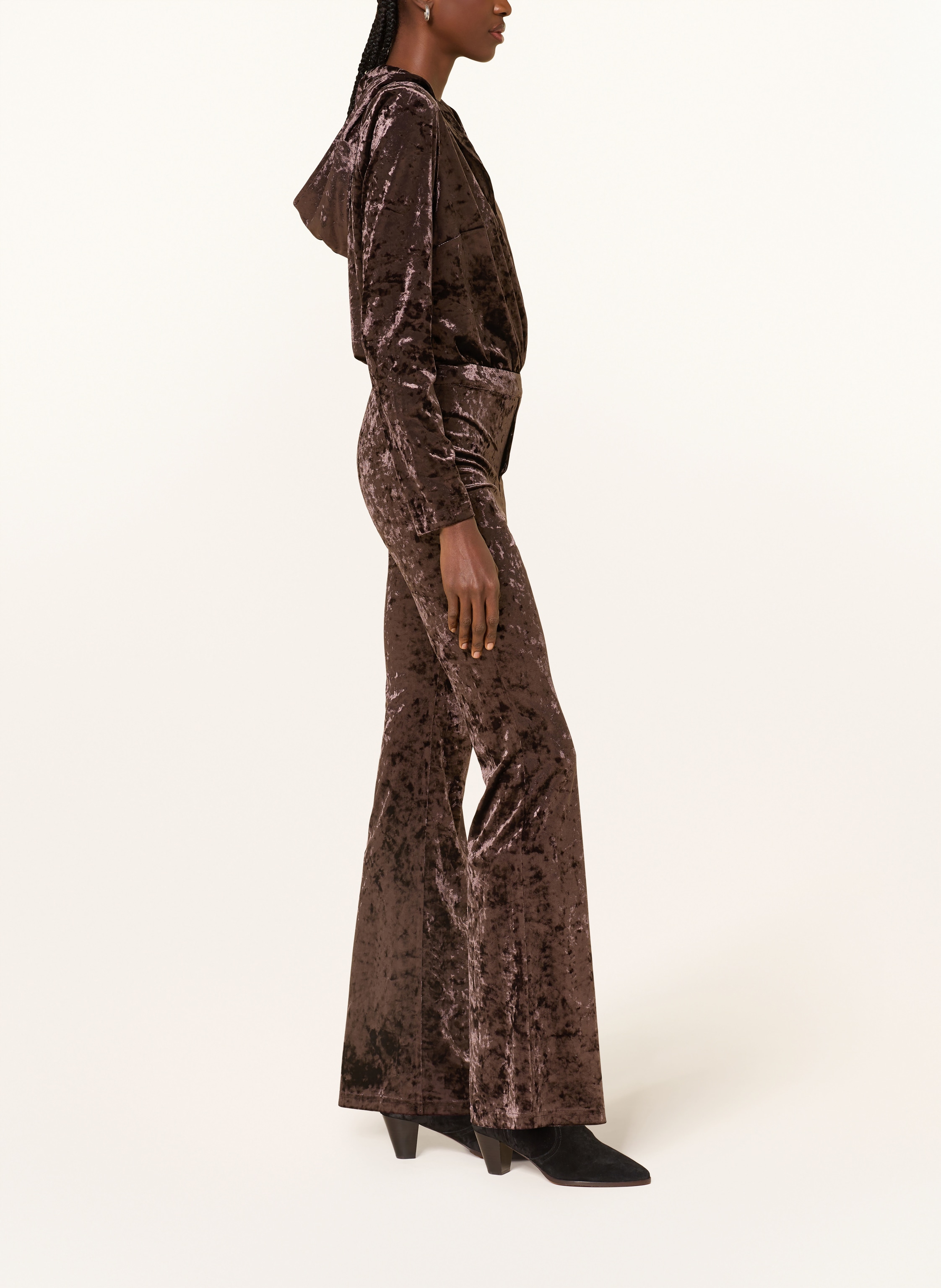 Thumbnail - Ba&Sh Samt-Body Laia braun