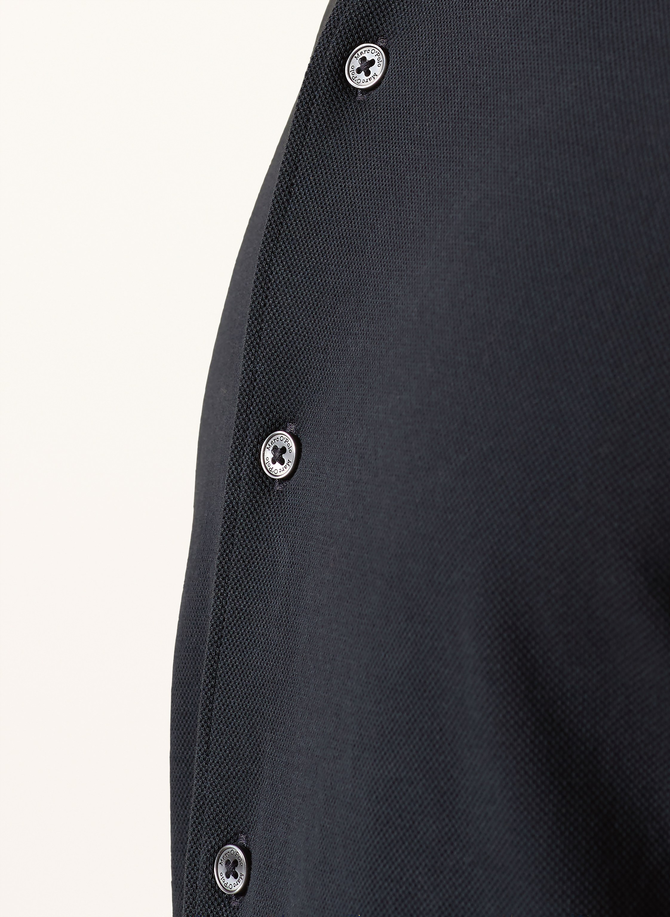 Thumbnail - Marc O'polo Piqué-Hemd Shaped Fit blau