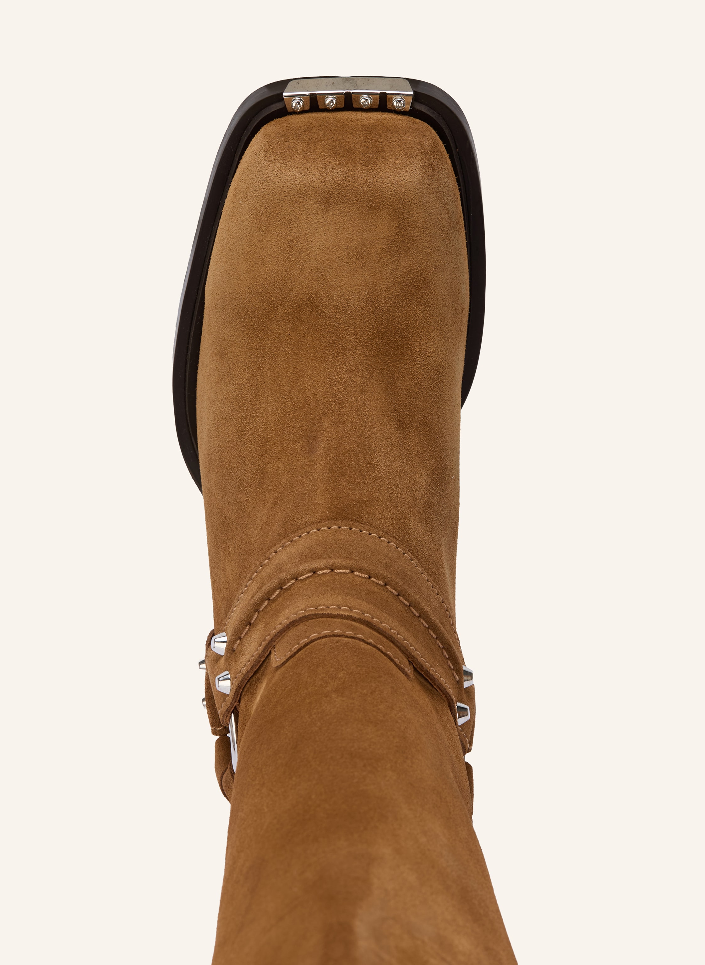 Thumbnail - Sandro Biker Boots Mit Nieten braun