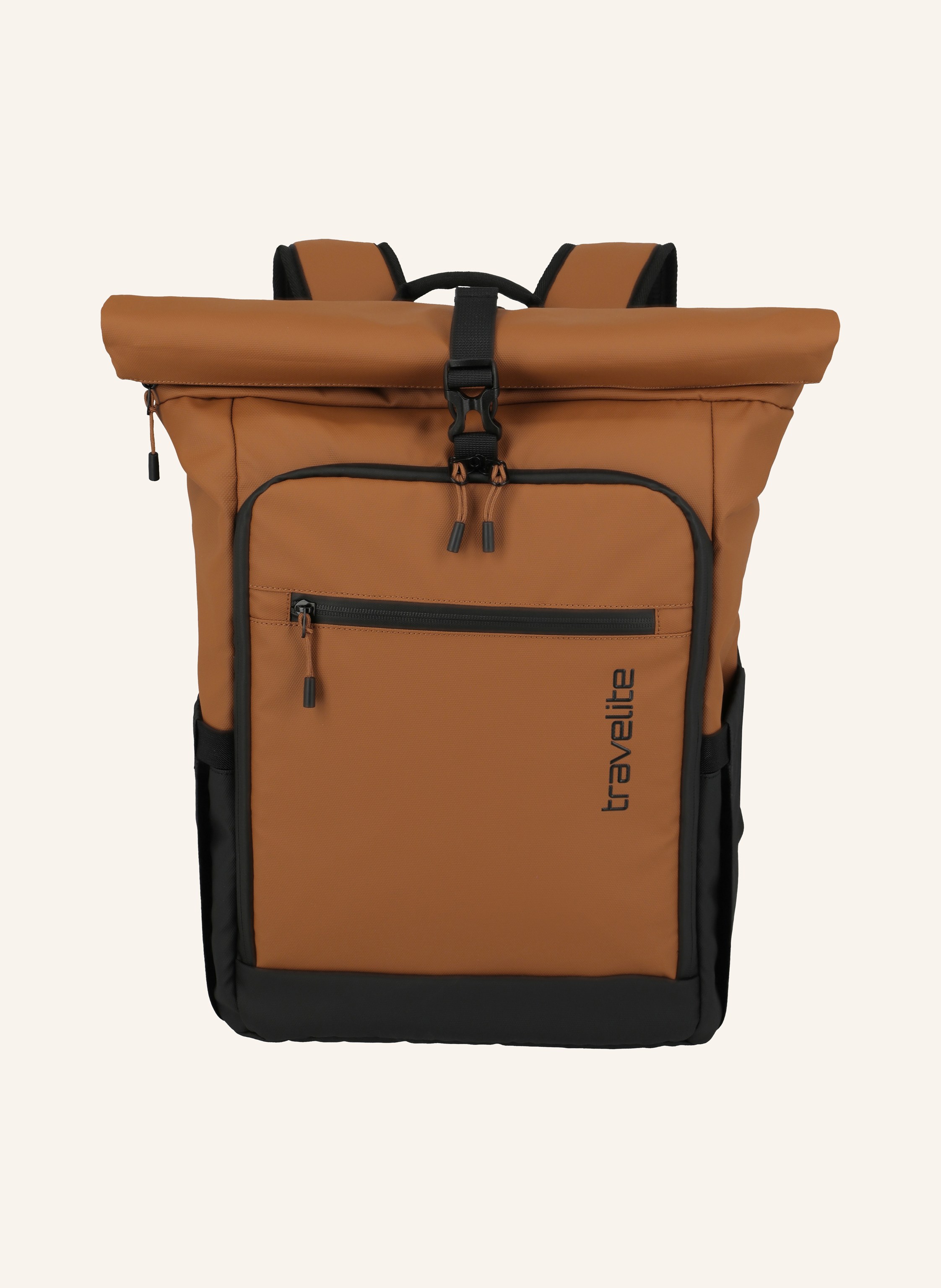 Travelite Rucksack Briize Roll Up 24 L Mit Laptop-Fach braun