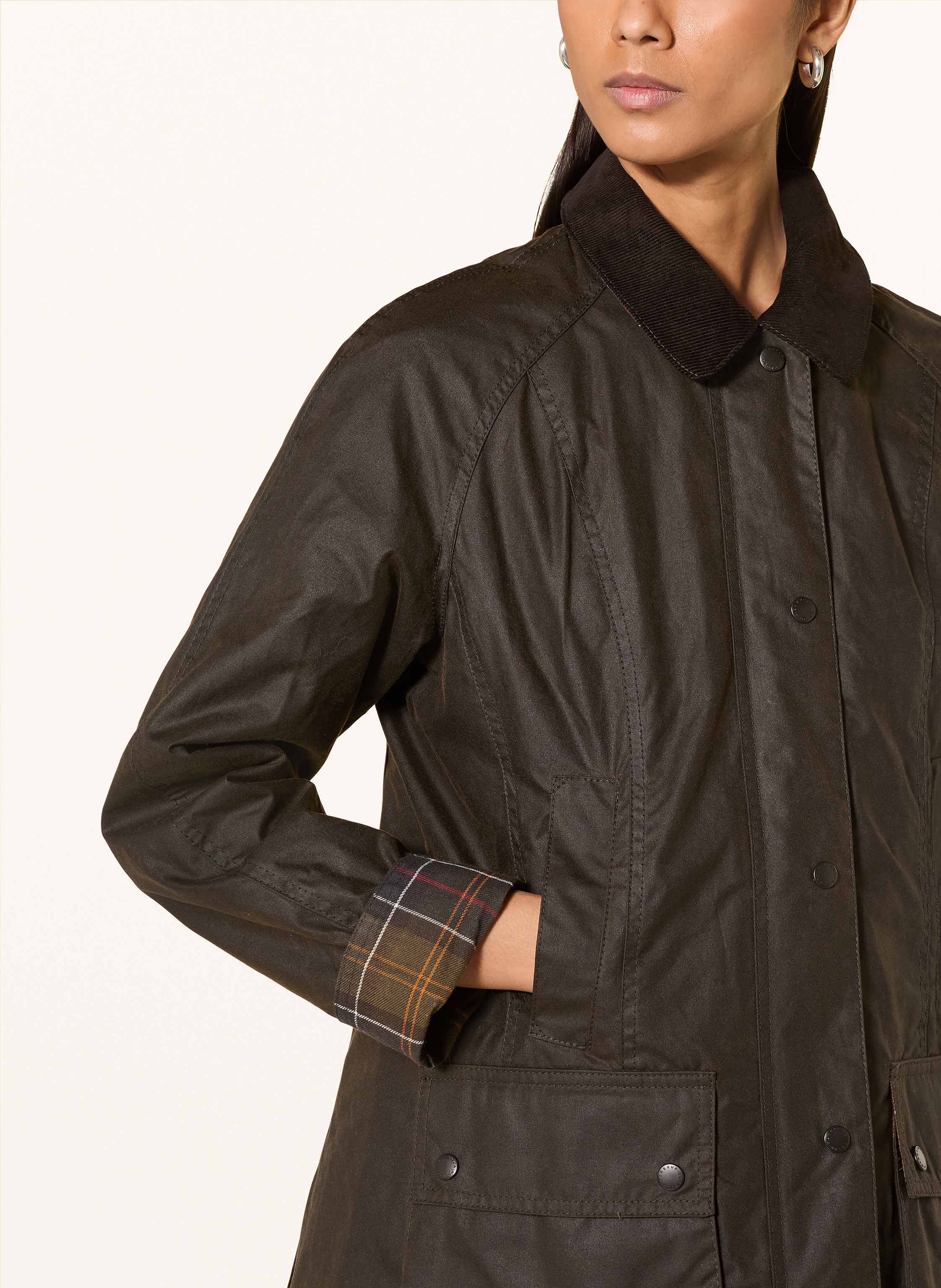 Thumbnail - Barbour Fieldjacket Classic Beadnell gruen