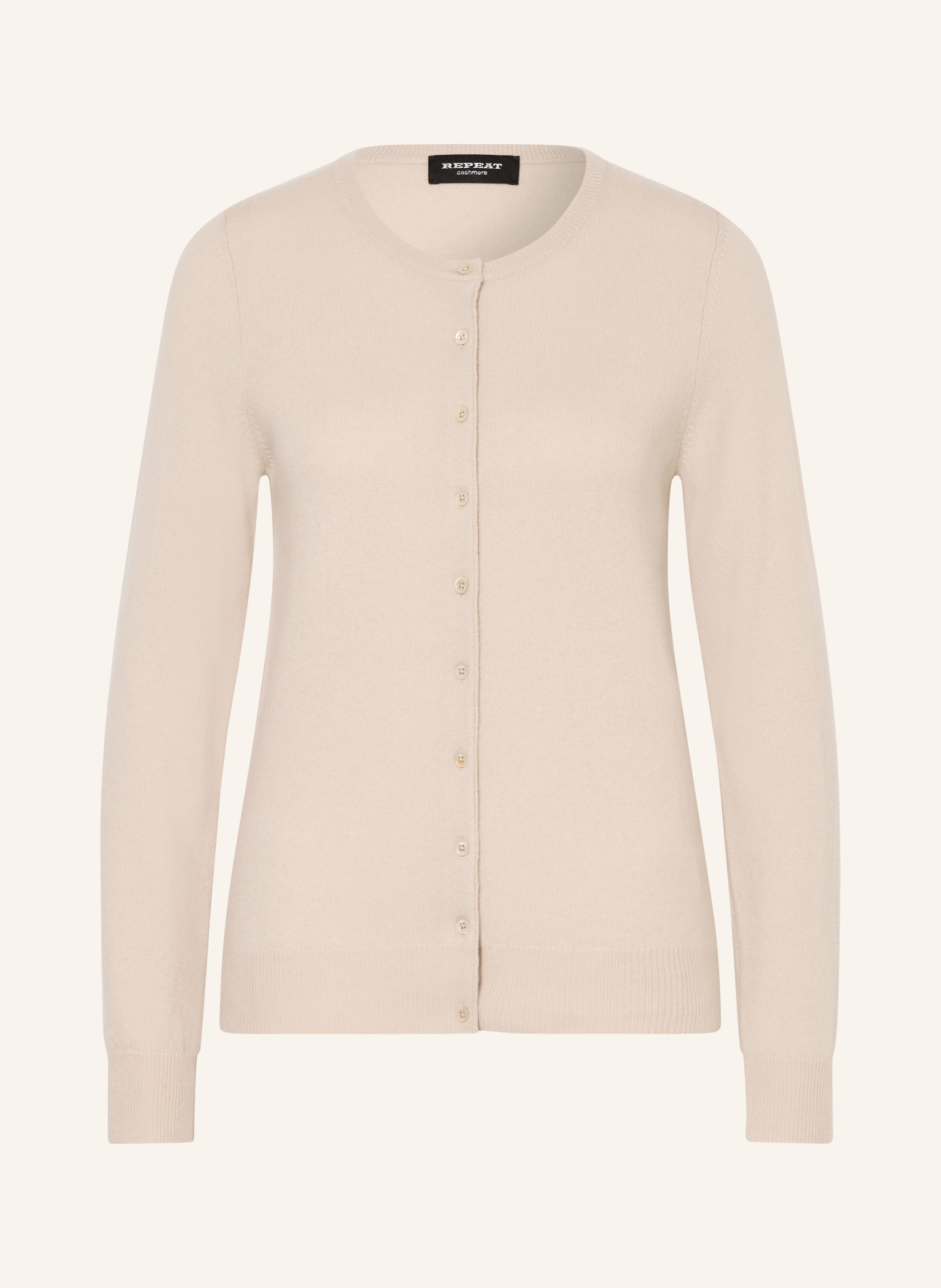 Repeat Strickjacke Aus Cashmere beige