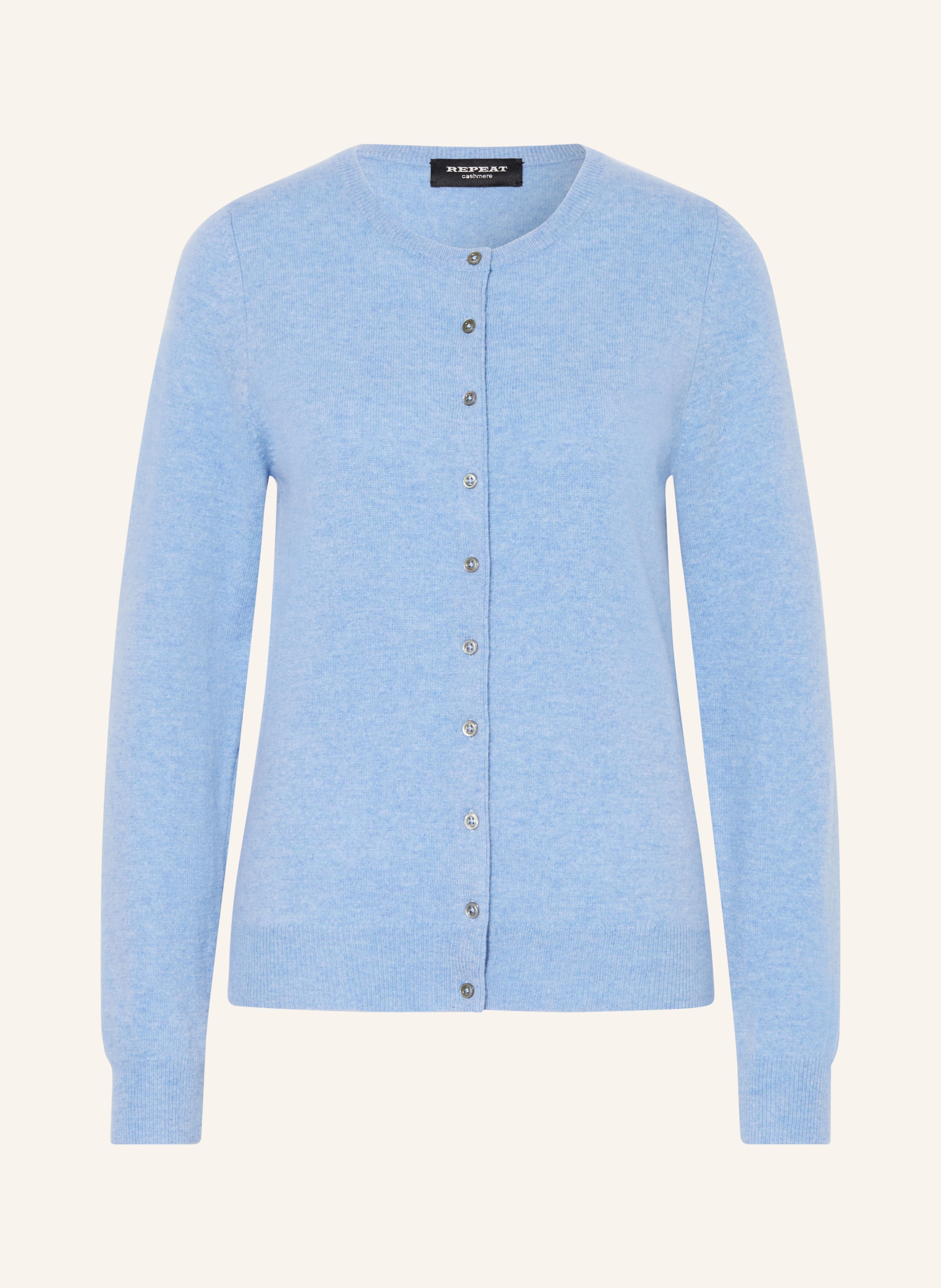 Repeat Strickjacke Aus Cashmere blau