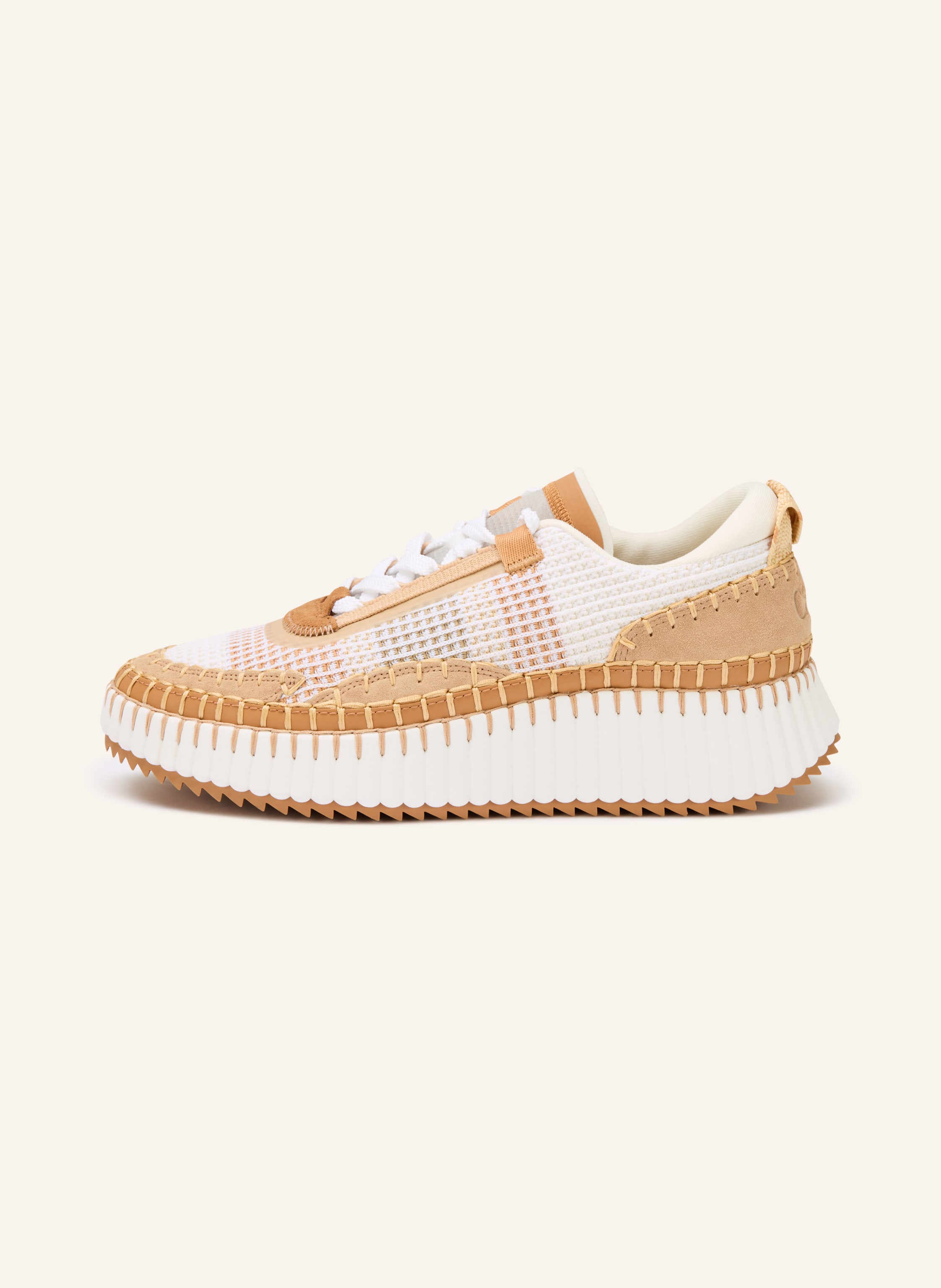 Thumbnail - Chloé Sneaker Nama braun