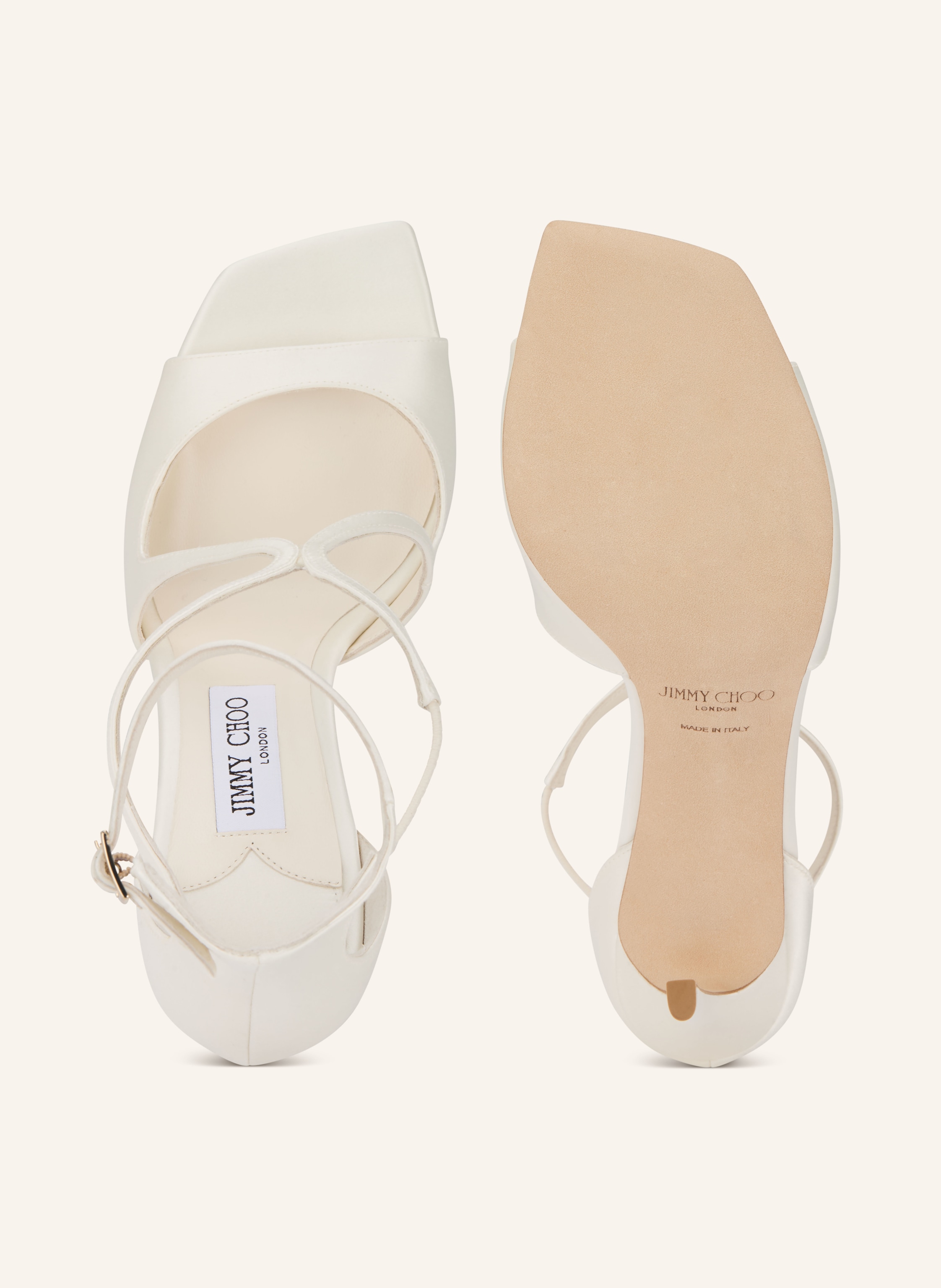 Thumbnail - Jimmy Choo Sandaletten Azia 95 weiss