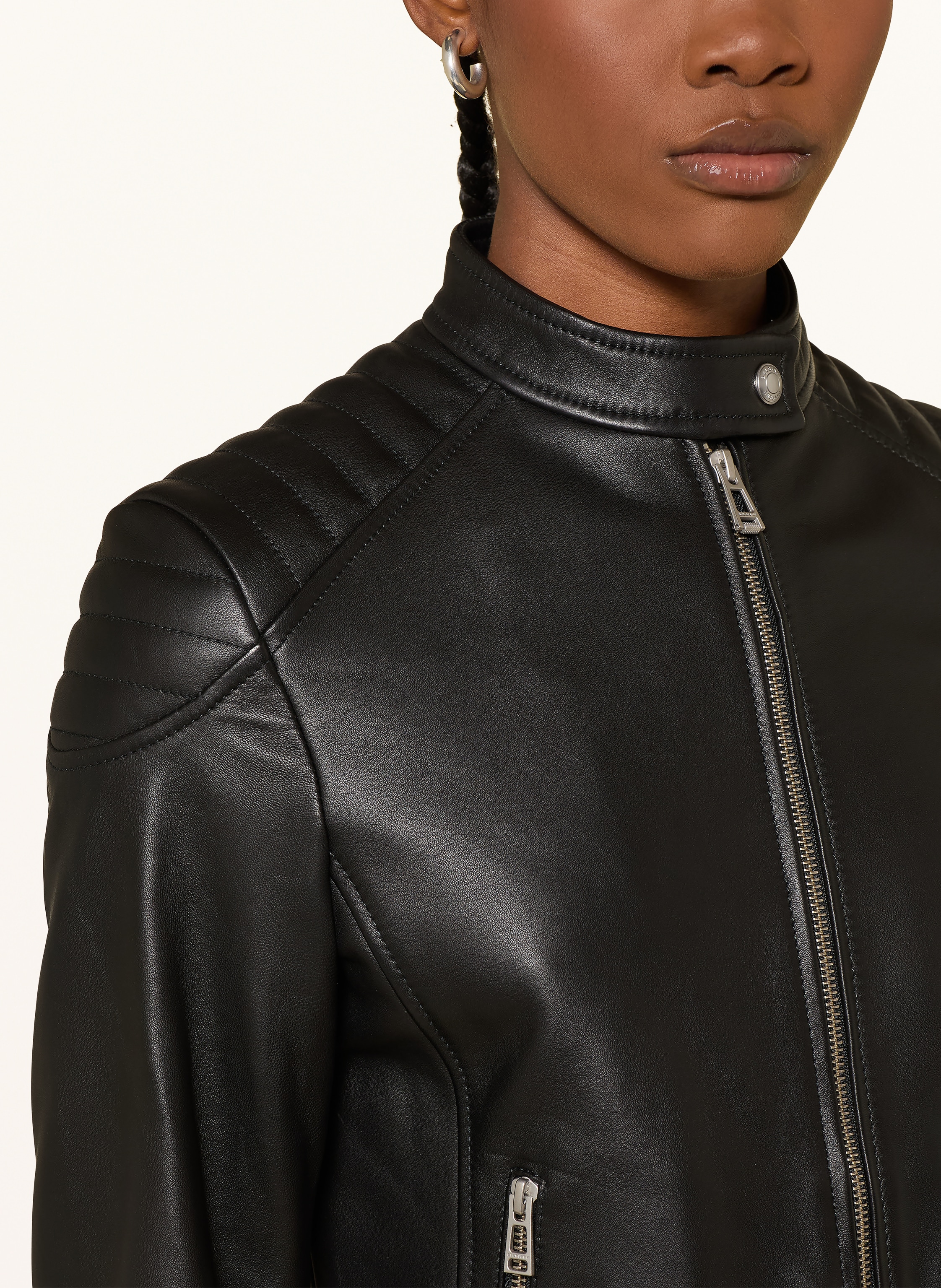 Thumbnail - Belstaff Lederjacke Mollison schwarz