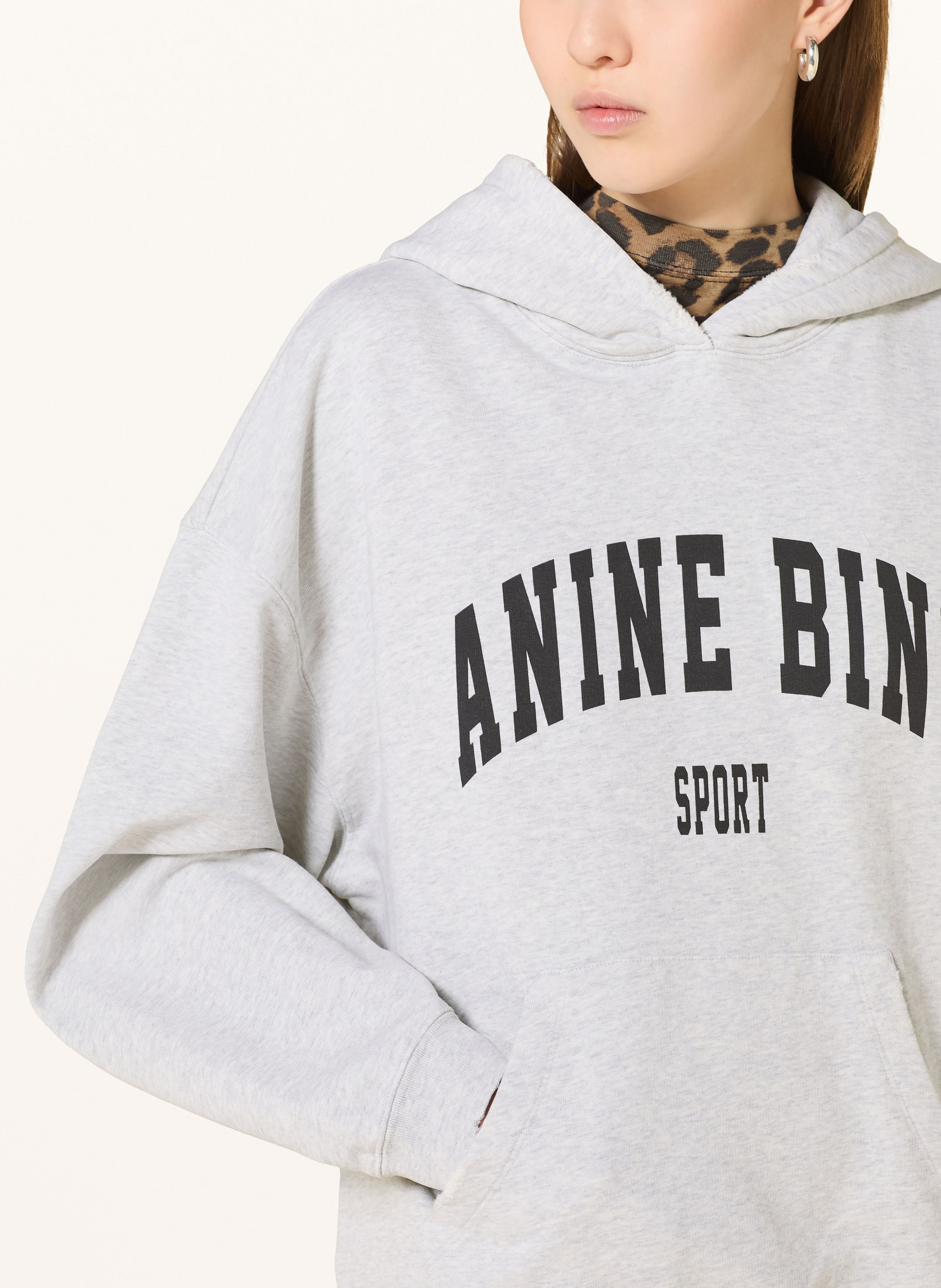 Thumbnail - Anine Bing Hoodie Harvey grau