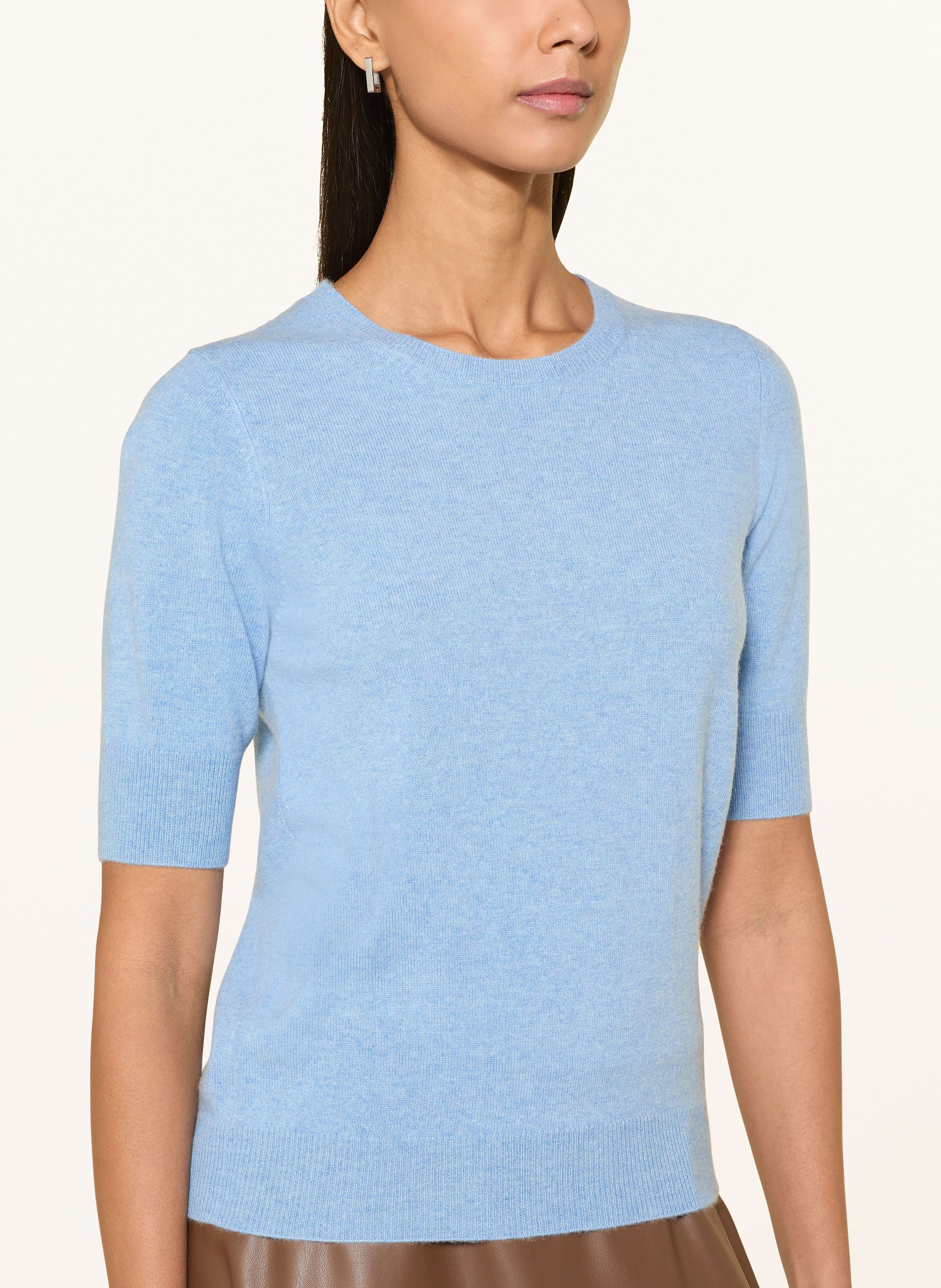 Thumbnail - Repeat Strickshirt Aus Cashmere blau