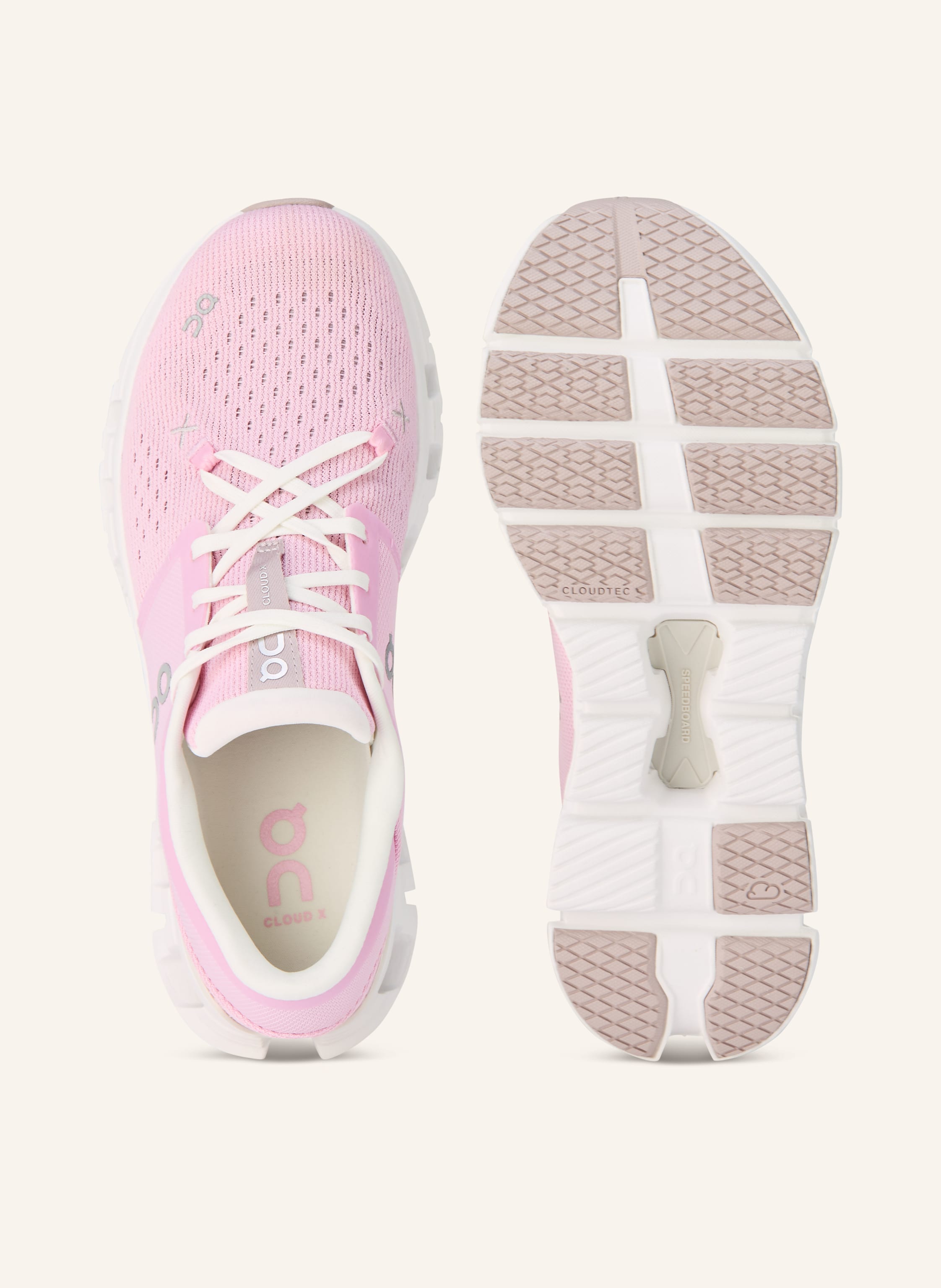 Thumbnail - On Fitnessschuhe Cloud x4 rosa