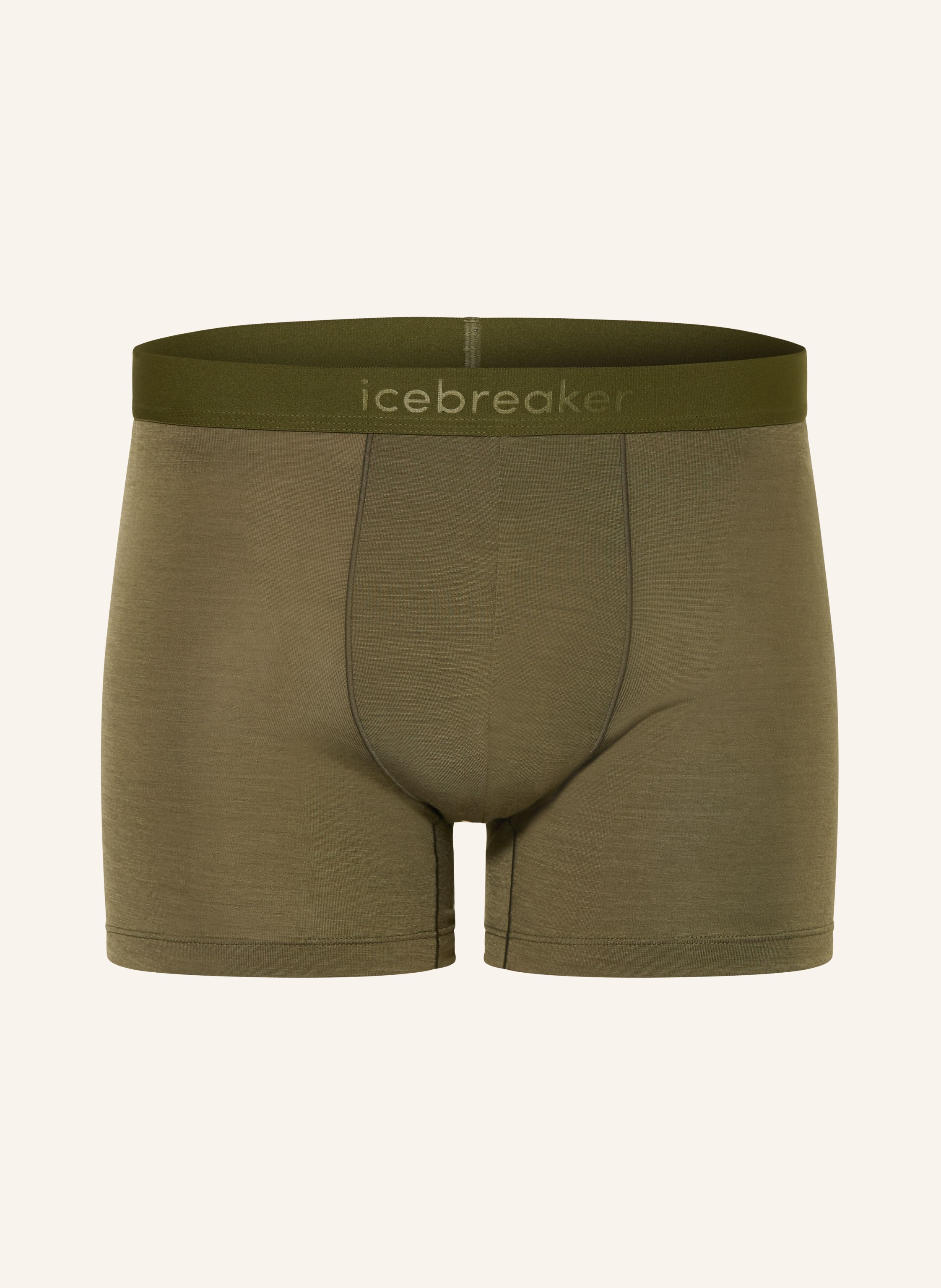 Icebreaker Funktionswäsche-Boxershorts Anatomica Mit Merinowolle gruen