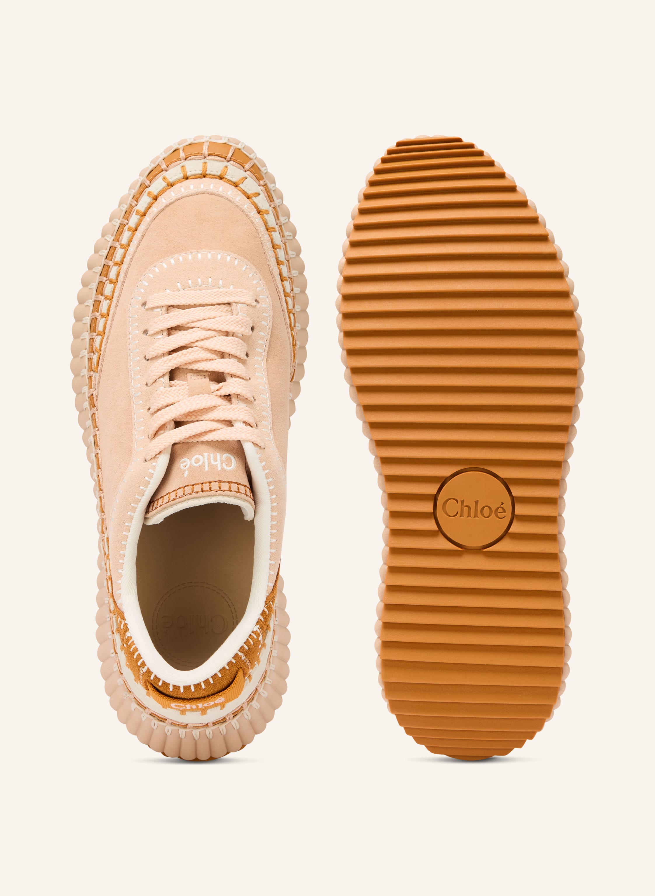 Thumbnail - Chloé Sneaker Nama rosa