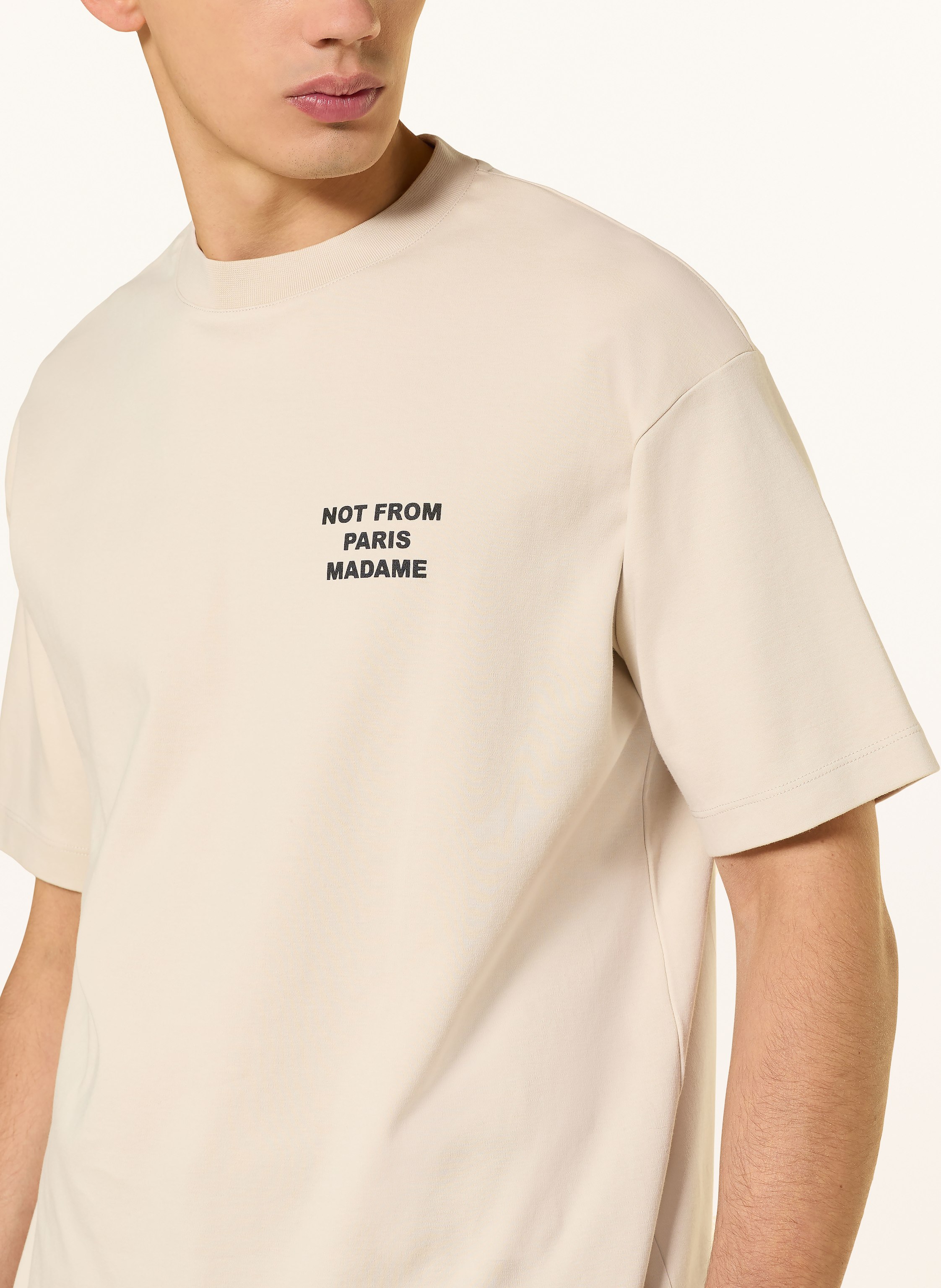 Thumbnail - Drôle De Monsieur T-Shirt beige