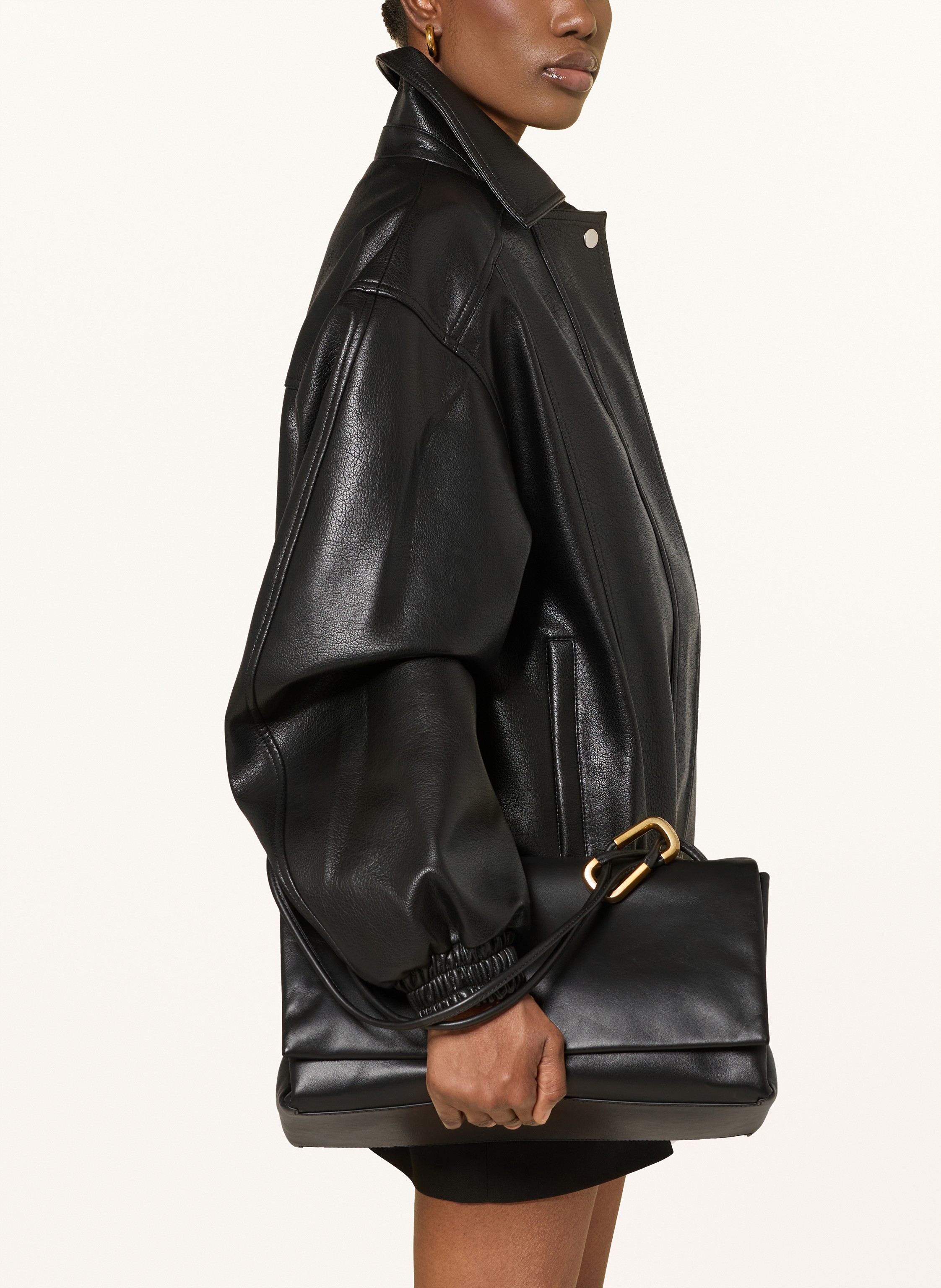 Thumbnail - Marc Jacobs Handtsche The Large Dual Shoulder schwarz