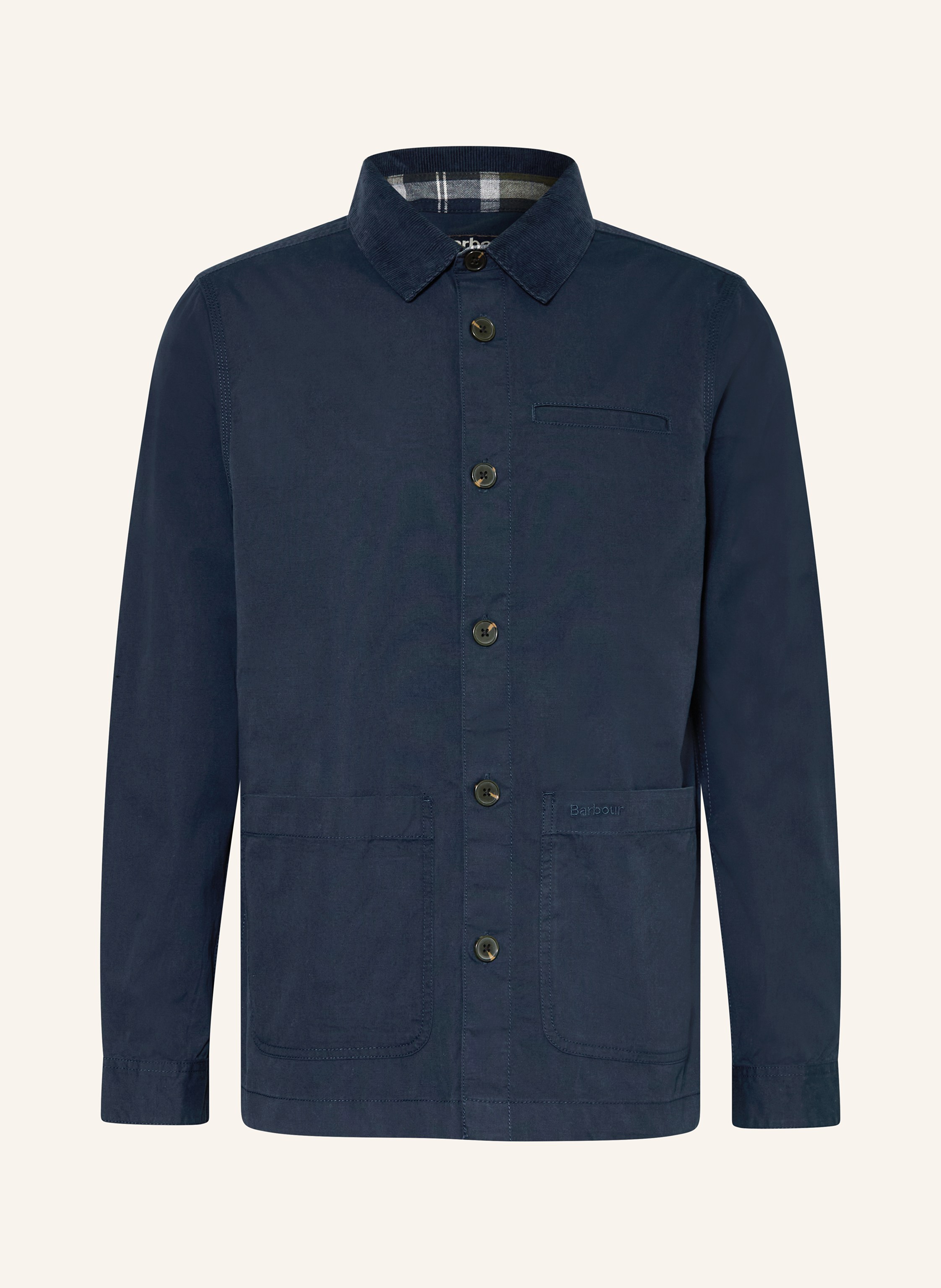 Barbour Overshirt Cole blau