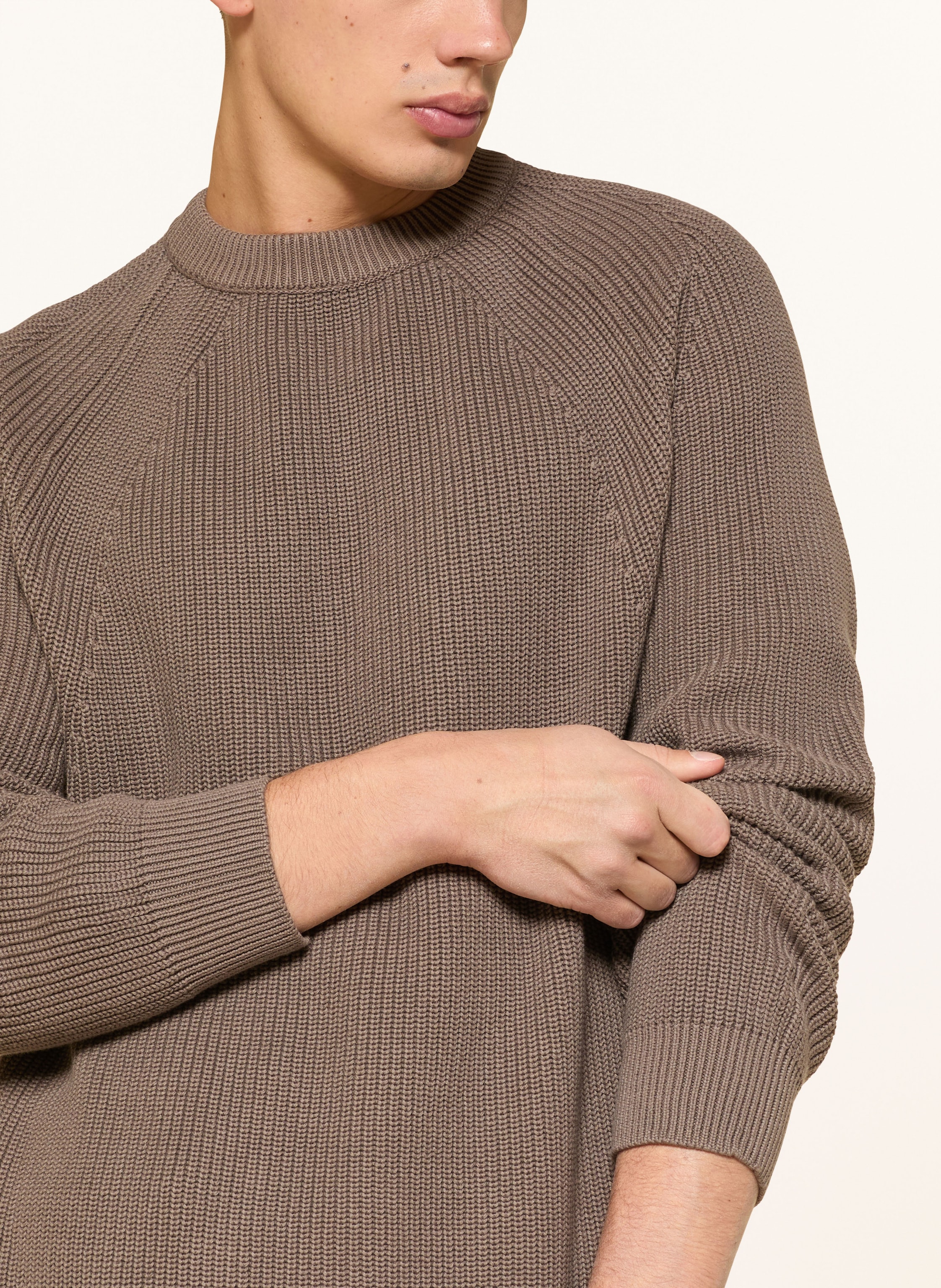 Thumbnail - Drykorn Pullover Rippley beige