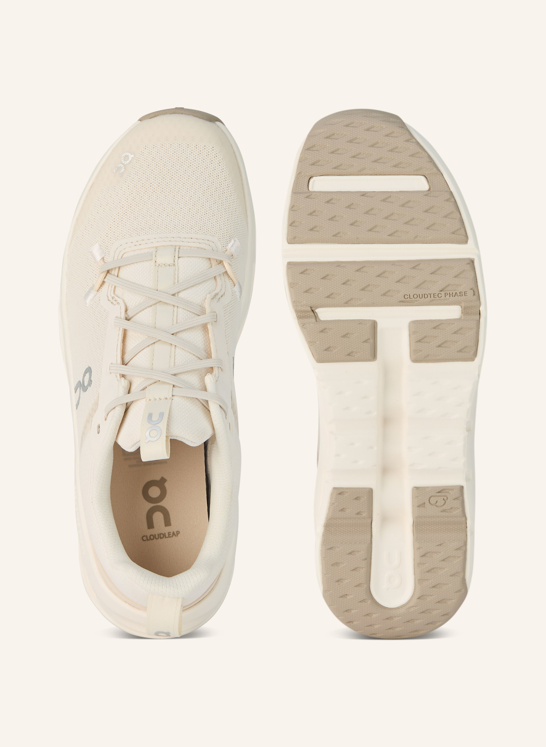 Thumbnail - On Sneaker Cloudleap beige