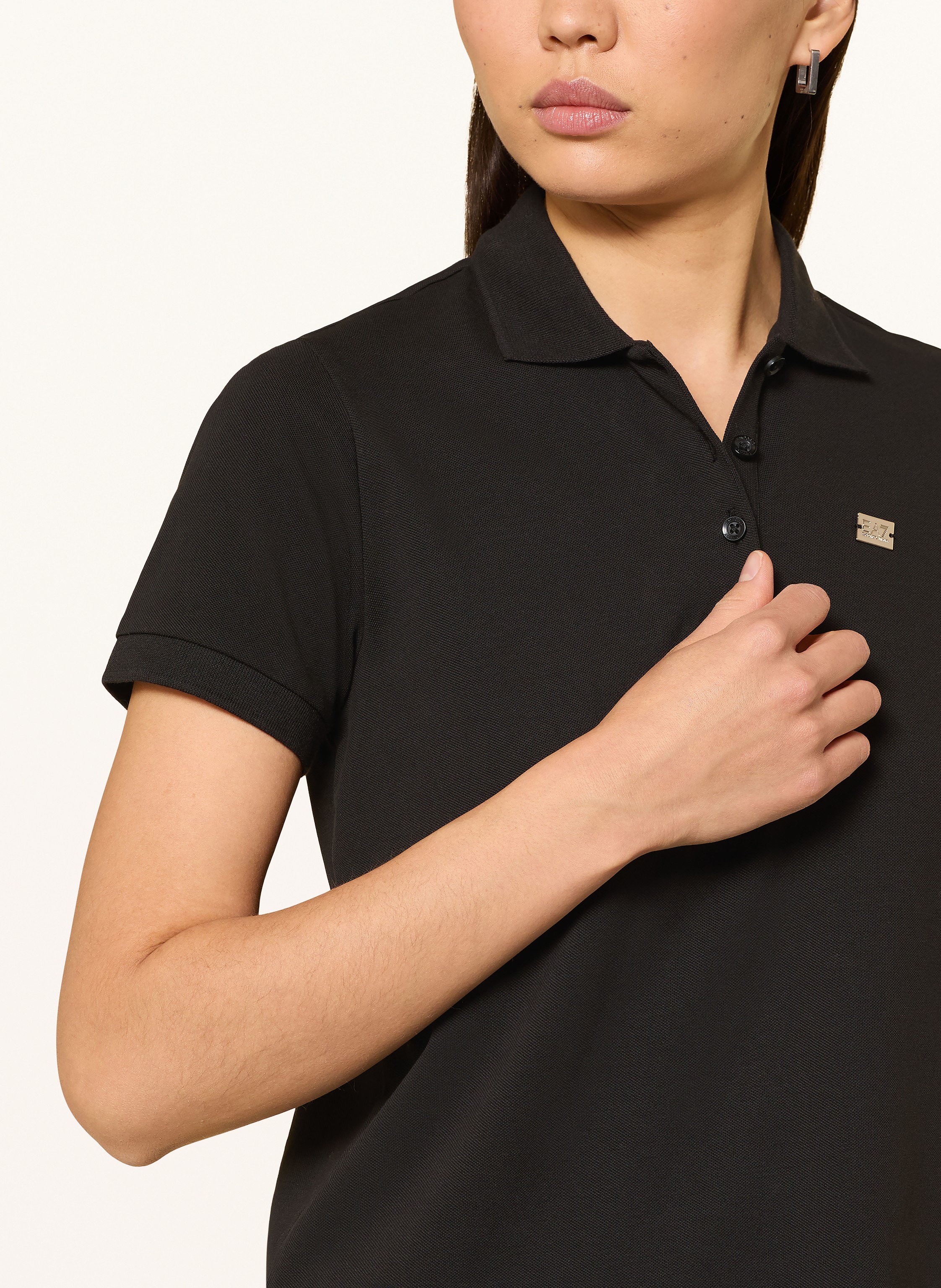 Thumbnail - ea7 Emporio Armani Funktions-Poloshirt Core Lady schwarz