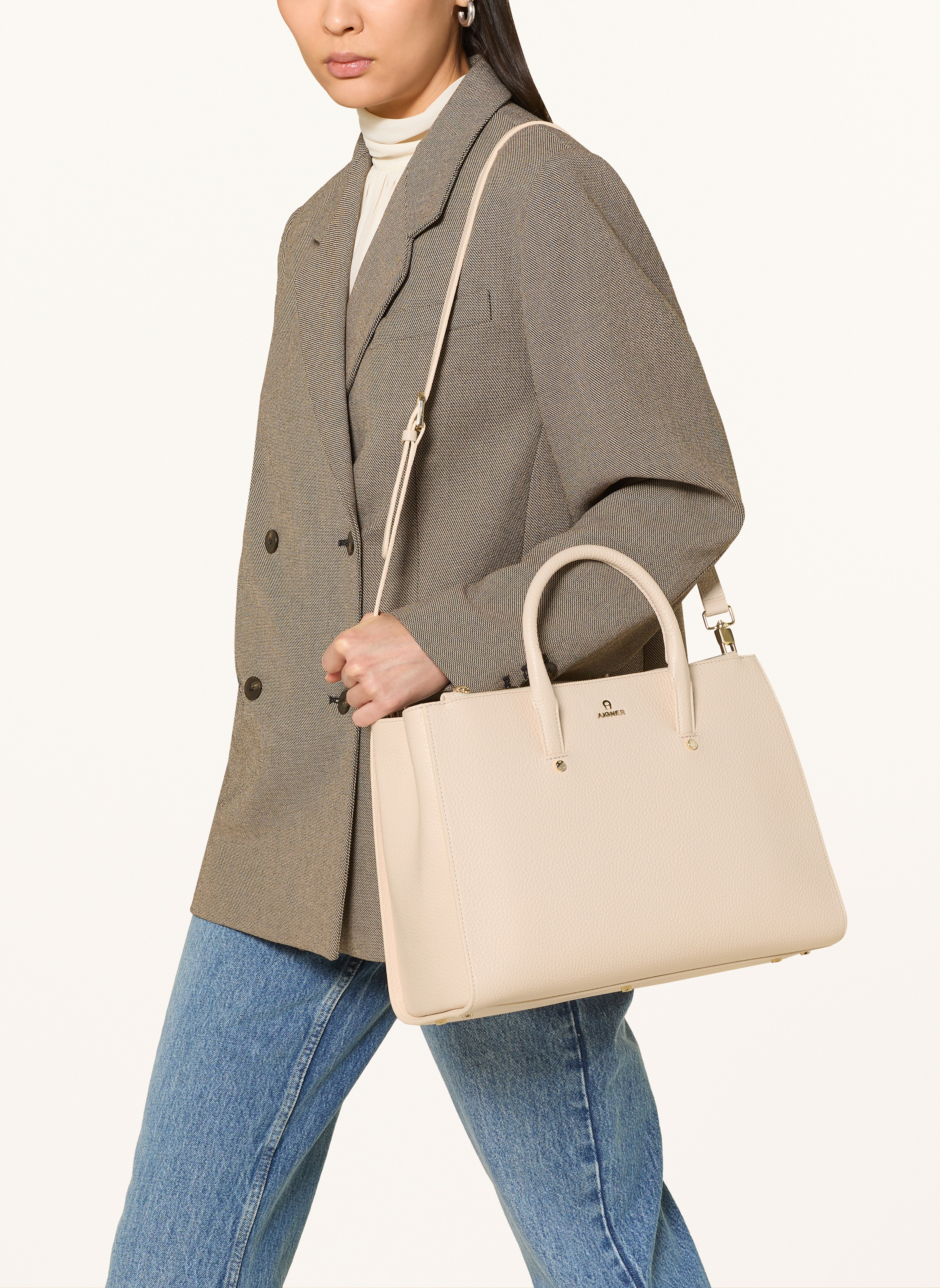 Thumbnail - Aigner Handtasche Ivy Large beige