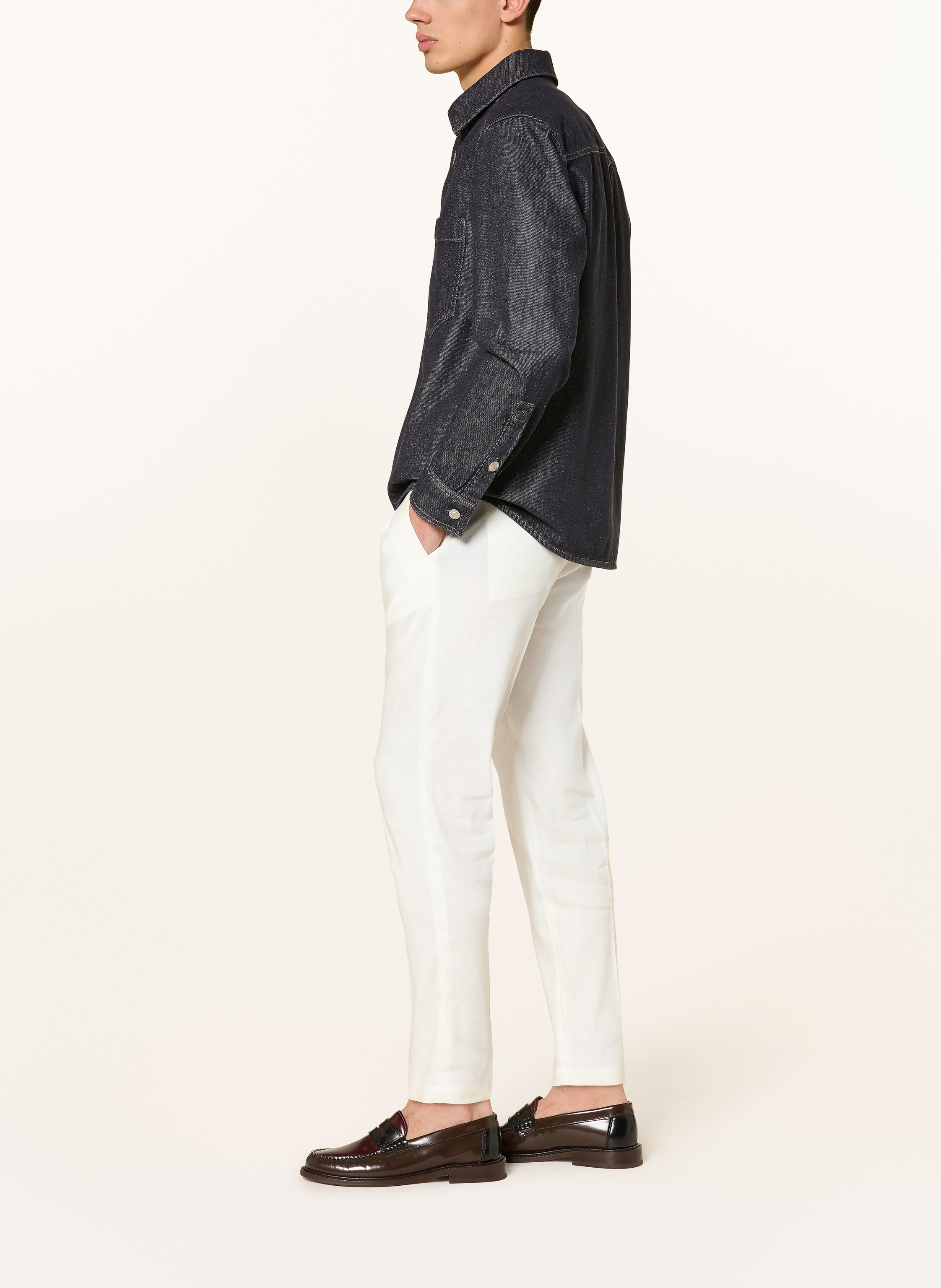 Thumbnail - Drykorn Anzughose Chasy Extra Slim Fit Mit Leinen beige