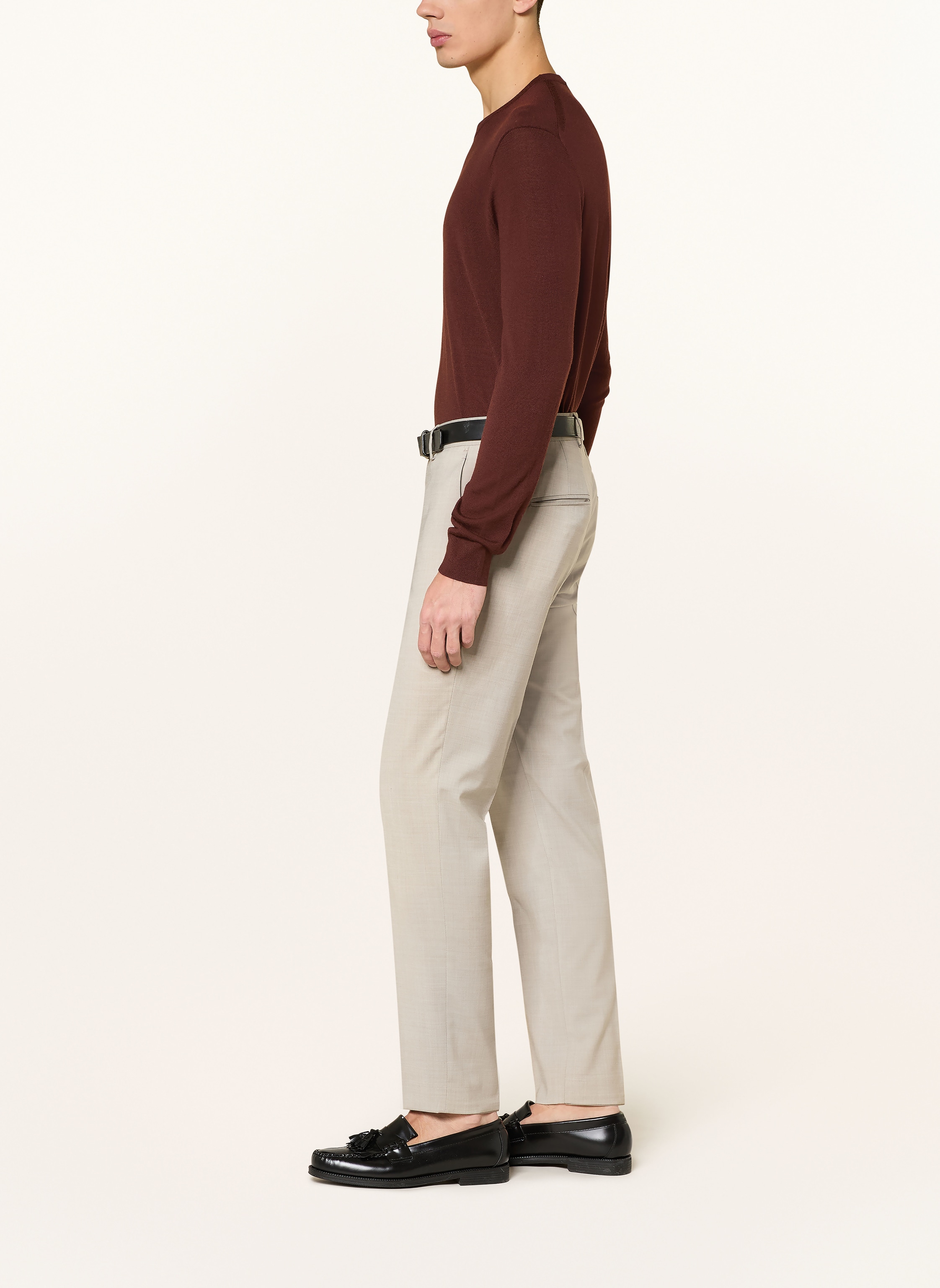 Thumbnail - Tiger Of Sweden Anzughose Tenuta Slim Fit beige