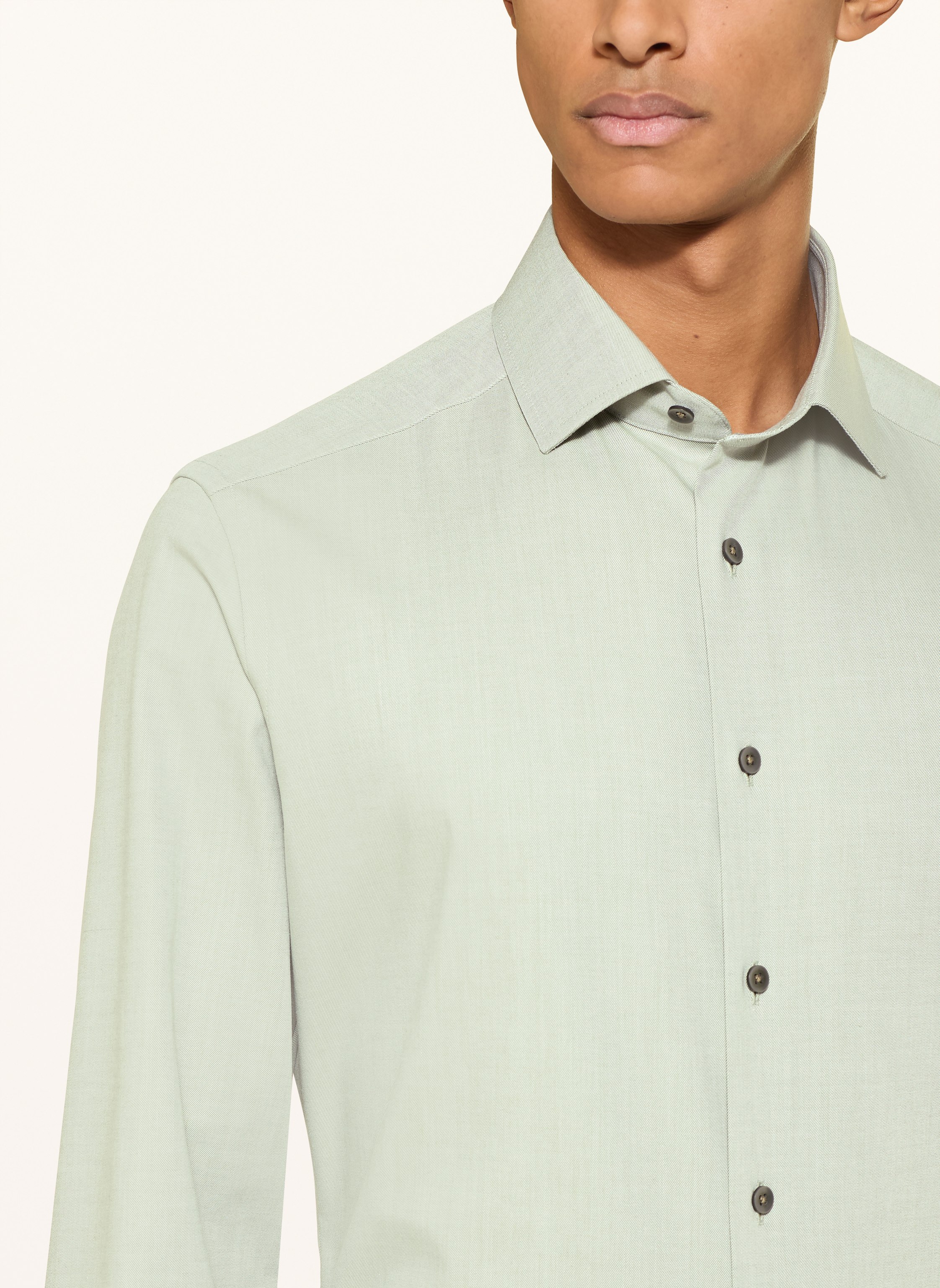 Thumbnail - Olymp Jerseyhemd Luxor 24/Seven Modern Fit gruen