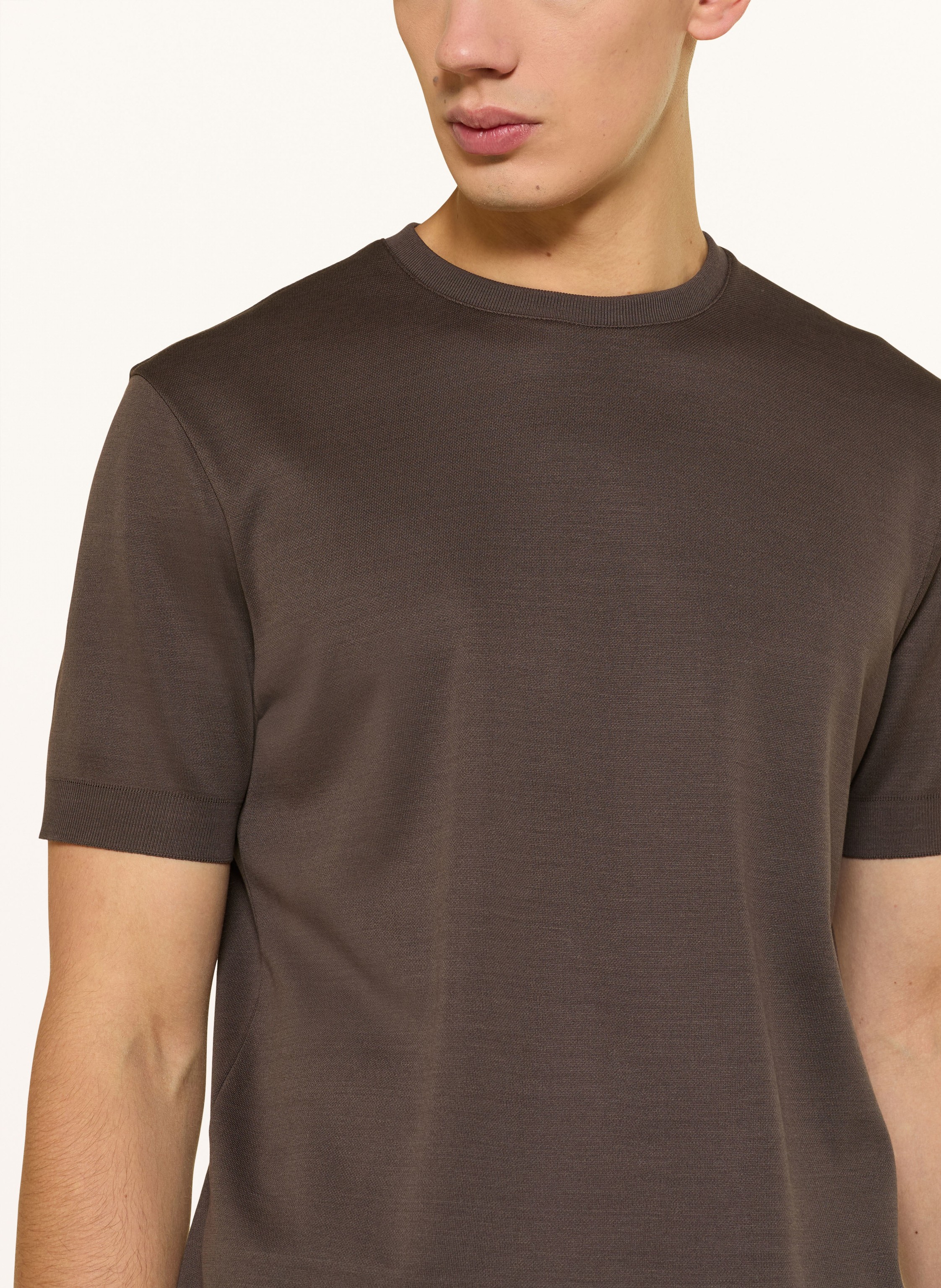 Thumbnail - Windsor. Strickshirt Floro braun