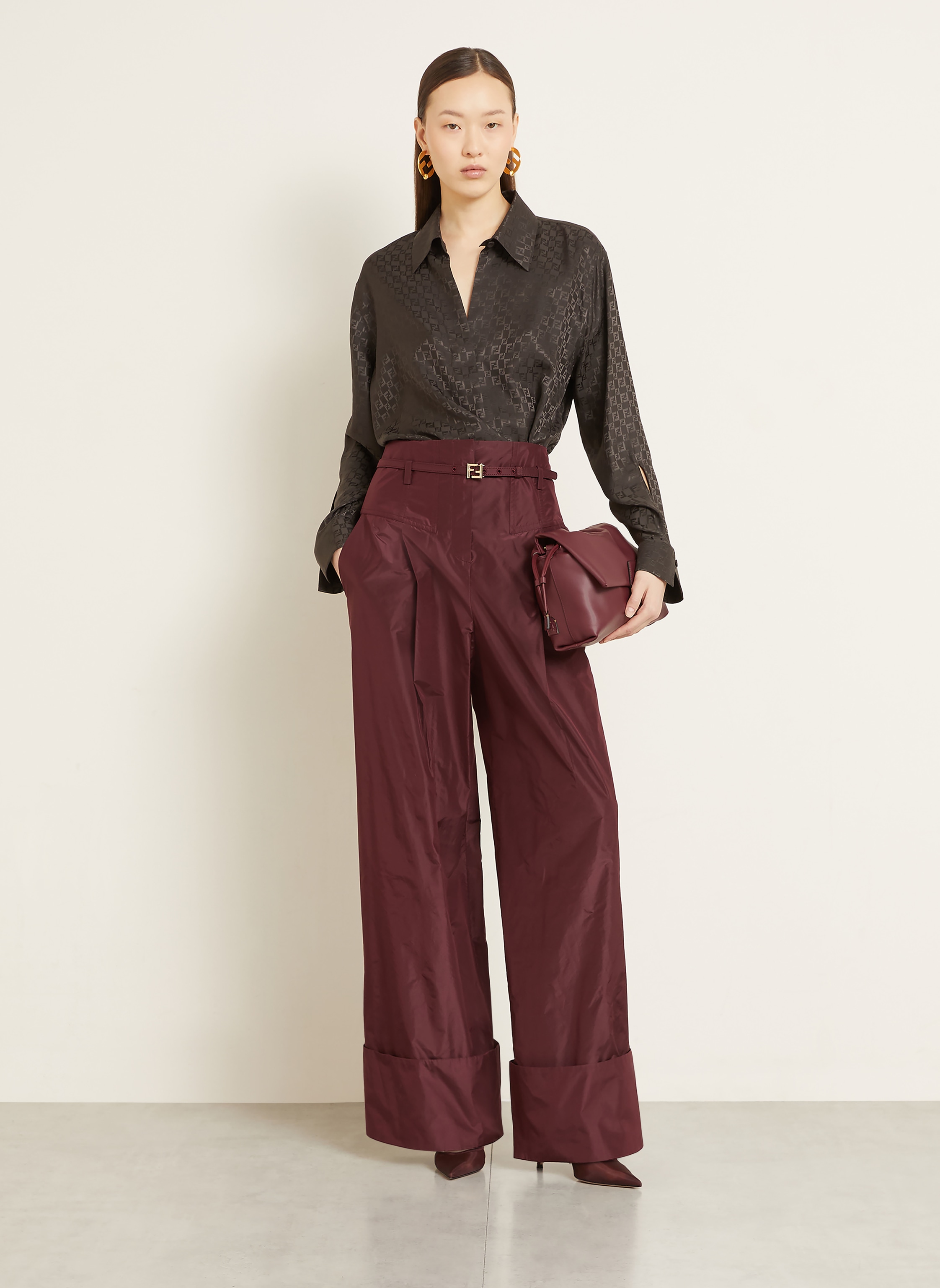 Thumbnail - Fendi Handtasche Mamma Baguette Medium rot