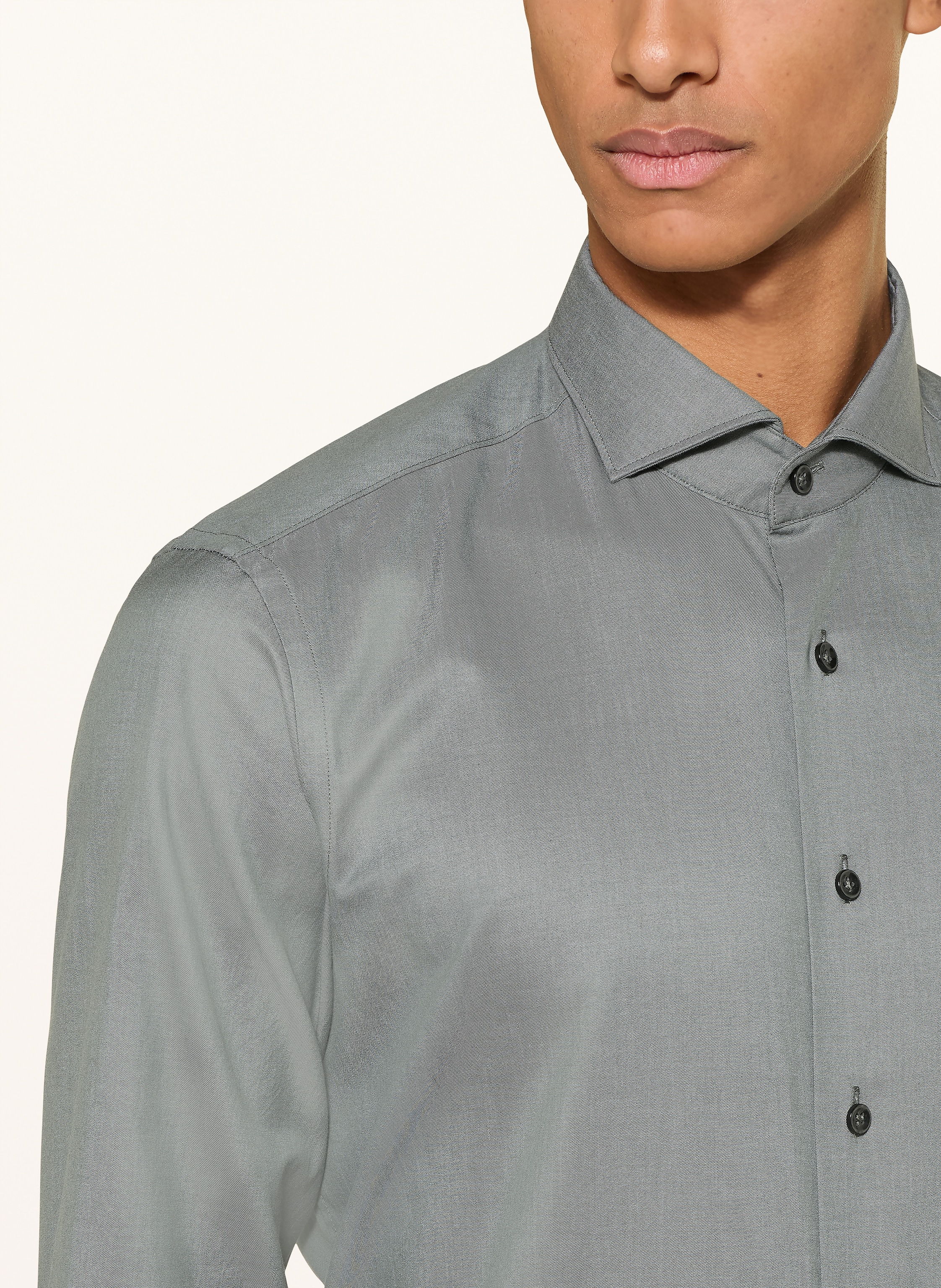 Thumbnail - Olymp Signature Hemd Casual Tailored Fit gruen