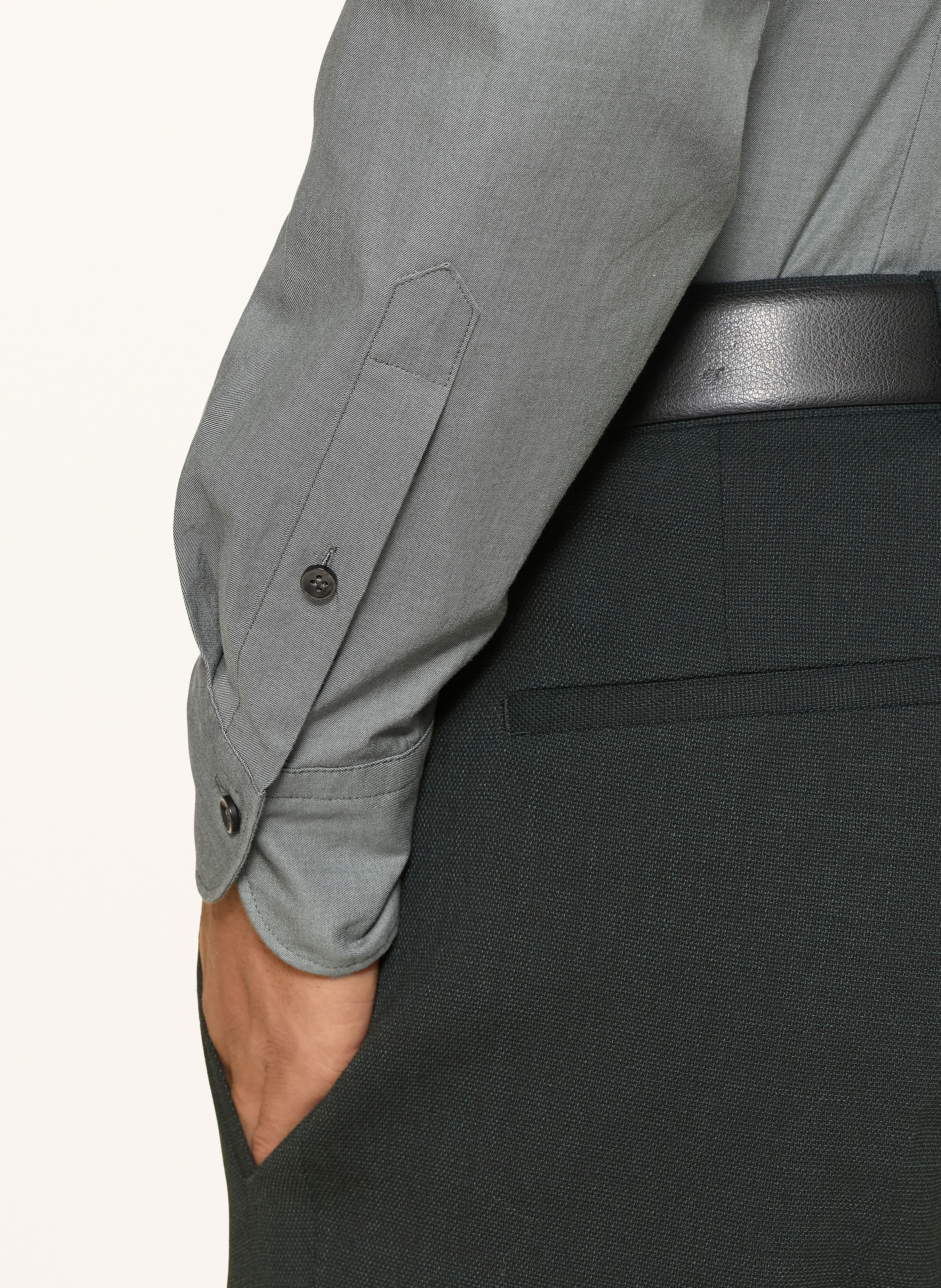 Thumbnail - Olymp Signature Hemd Casual Tailored Fit gruen