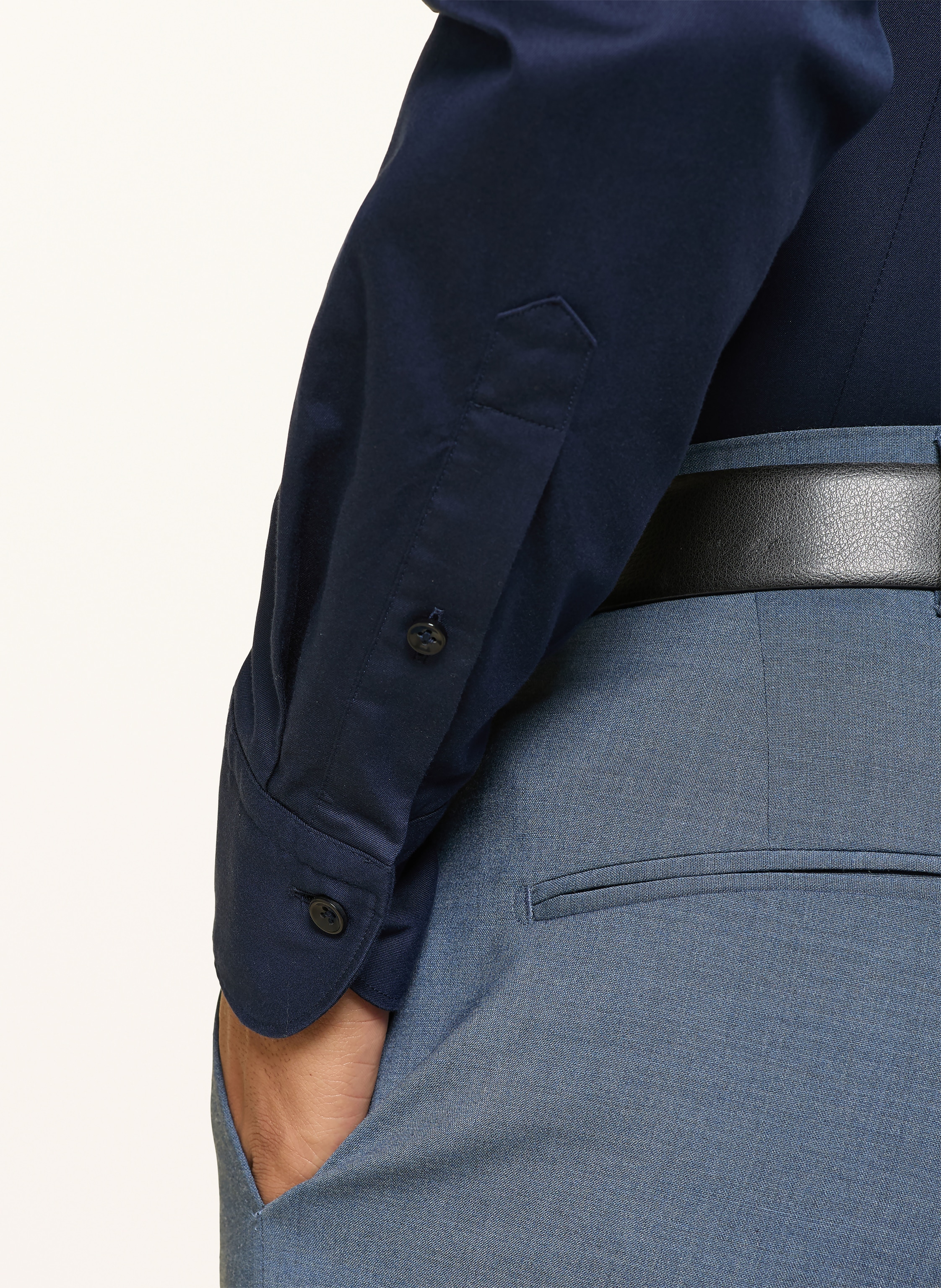 Thumbnail - Olymp Signature Hemd Casual Tailored Fit blau