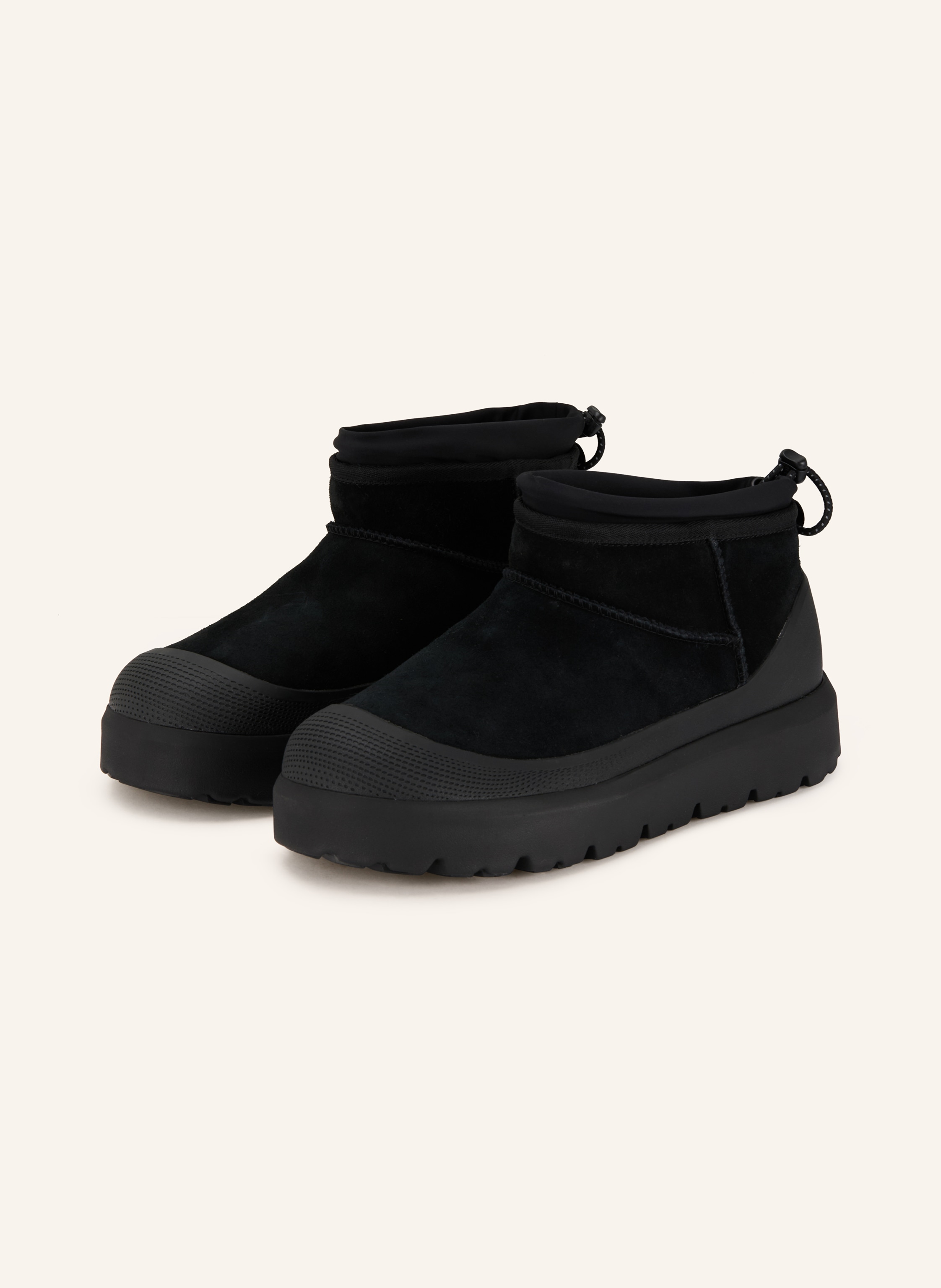 Ugg Plateau-Boots Classic Ultra Mini Weather Hybrid schwarz