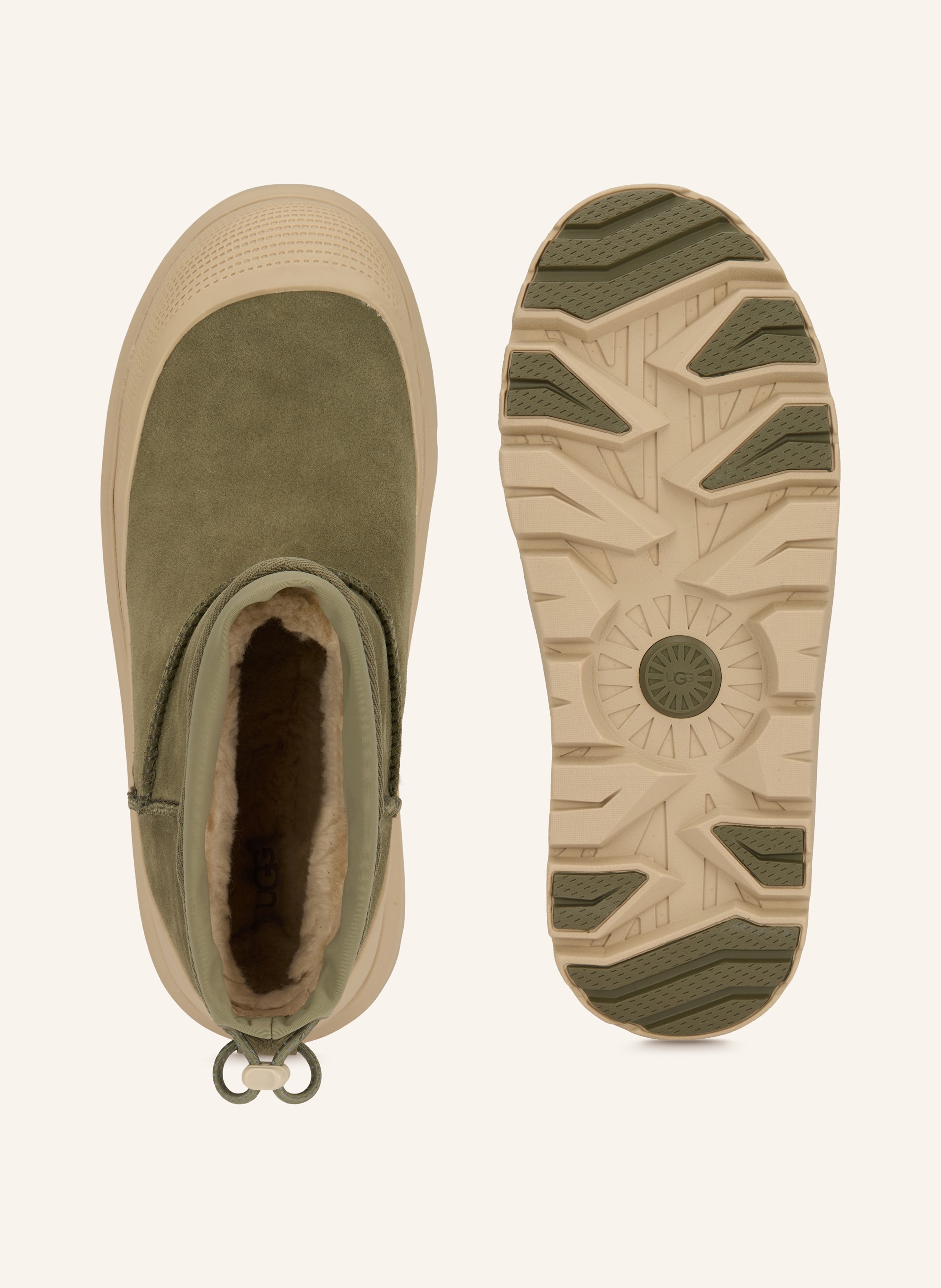 Thumbnail - Ugg Plateau-Boots Classic Ultra Mini Weather Hybrid gruen