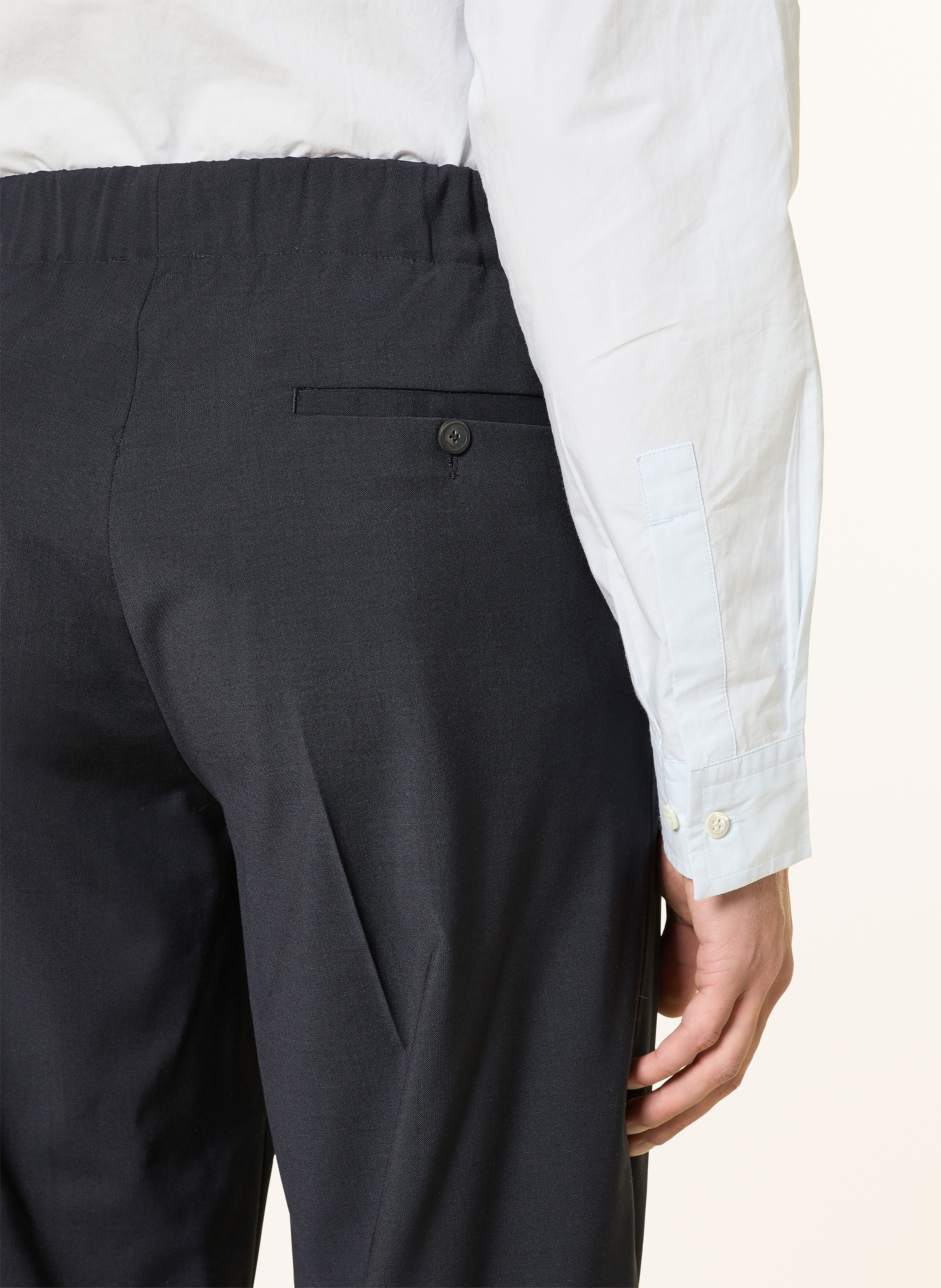 Thumbnail - Sandro Hose Im Jogging-Stil Regular Fit blau