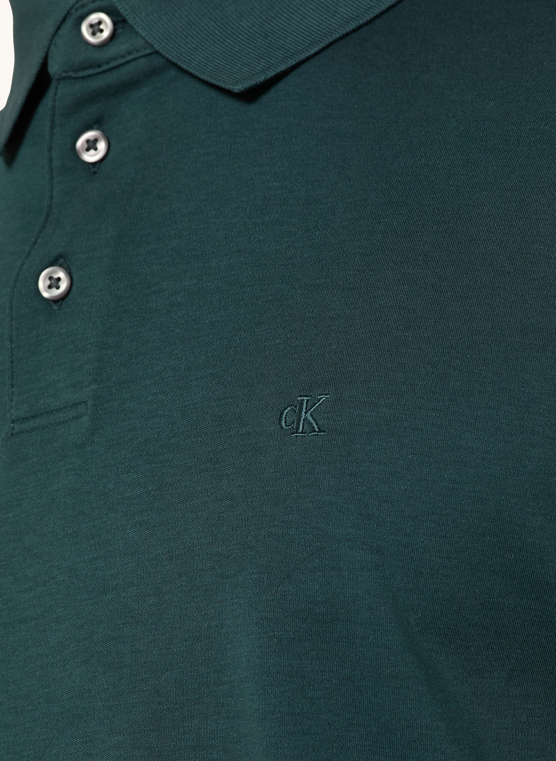 Thumbnail - Calvin Klein Jersey-Poloshirt gruen
