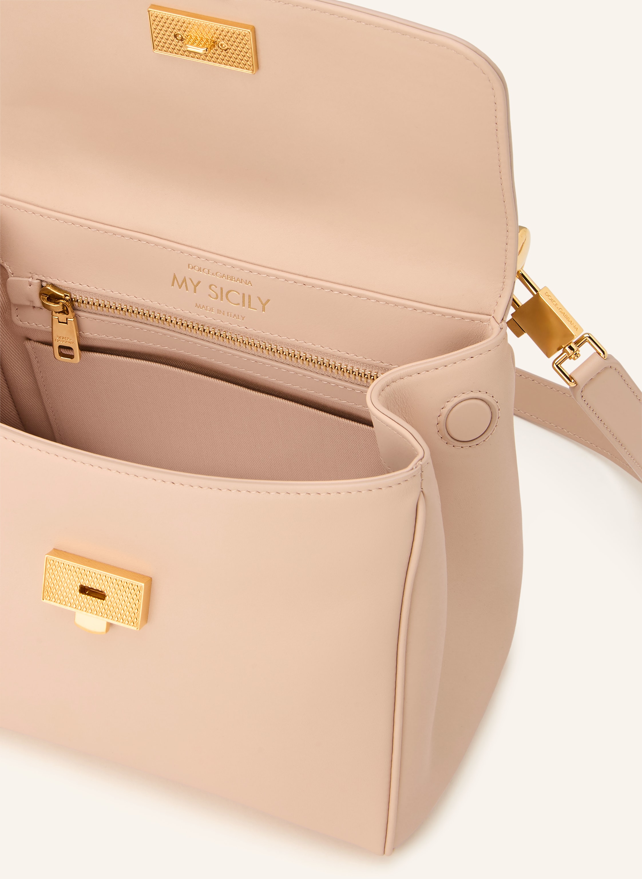 Thumbnail - Dolce & Gabbana Handtasche My Sicily Plongé rosa