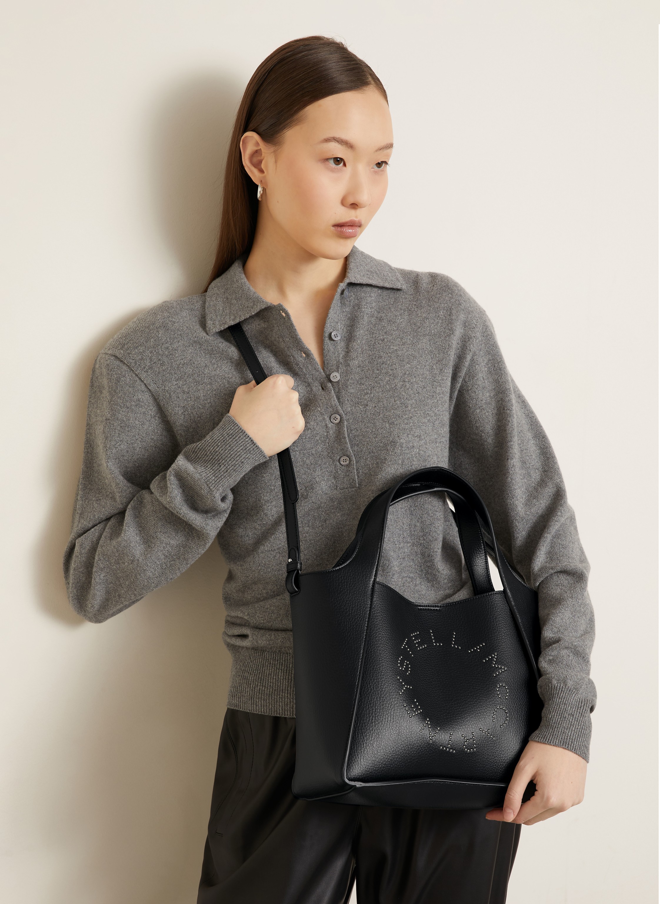 Thumbnail - Stella Mccartney Shopper Mit Pouch schwarz
