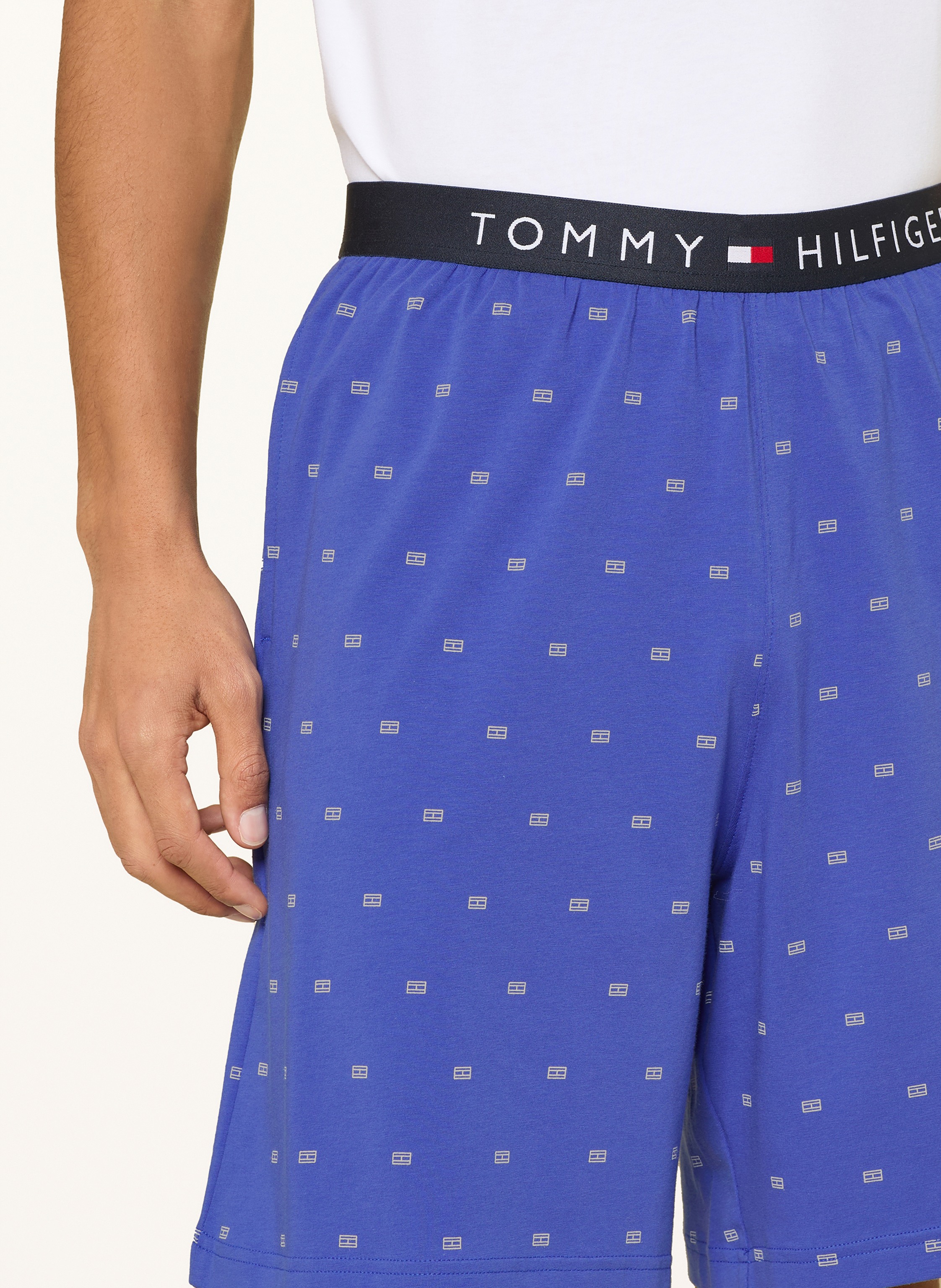 Thumbnail - Tommy Hilfiger Shorty-Schlafanzug blau