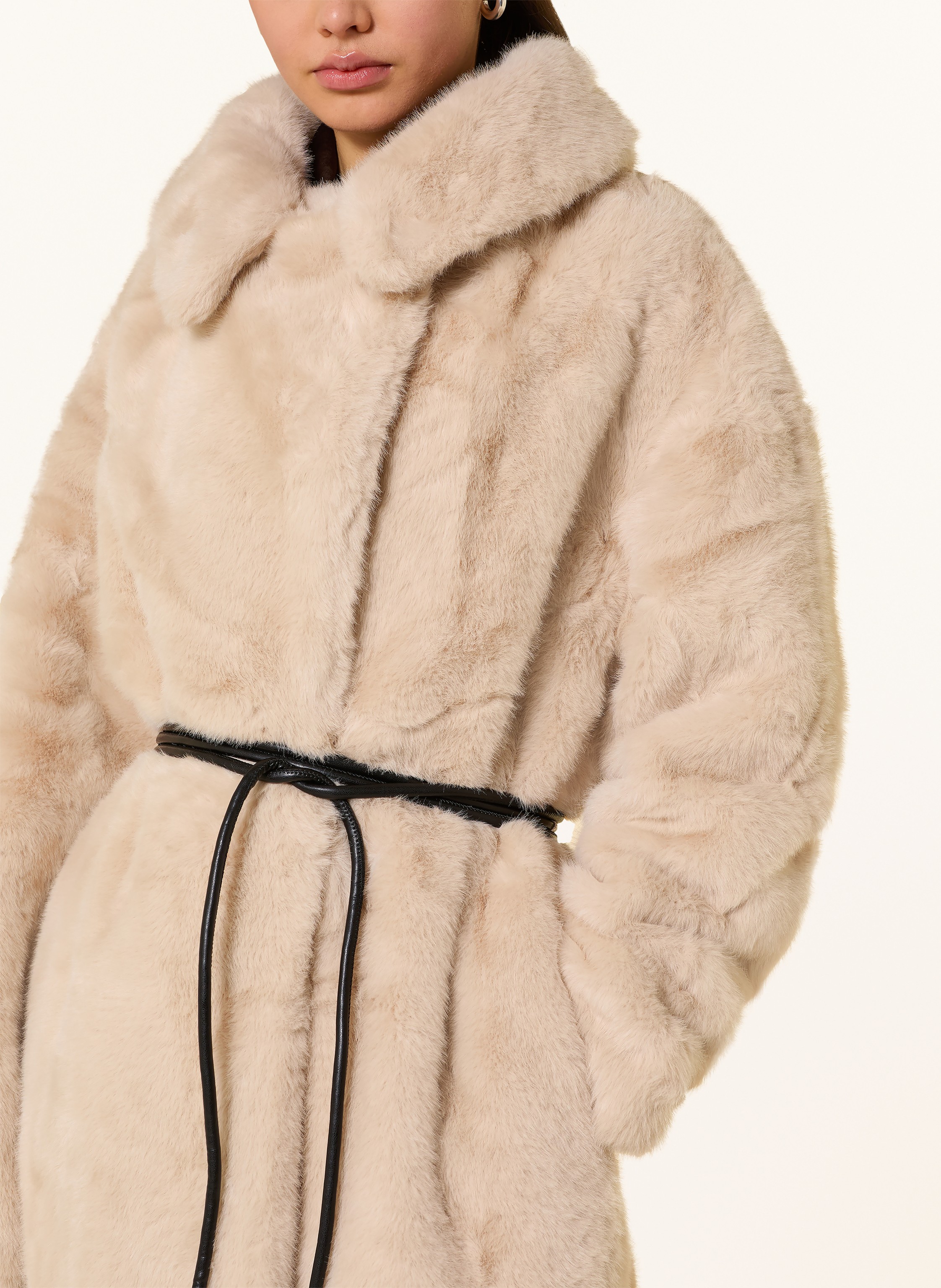 Thumbnail - Leger Studio Kunstfell-Mantel Indira weiss