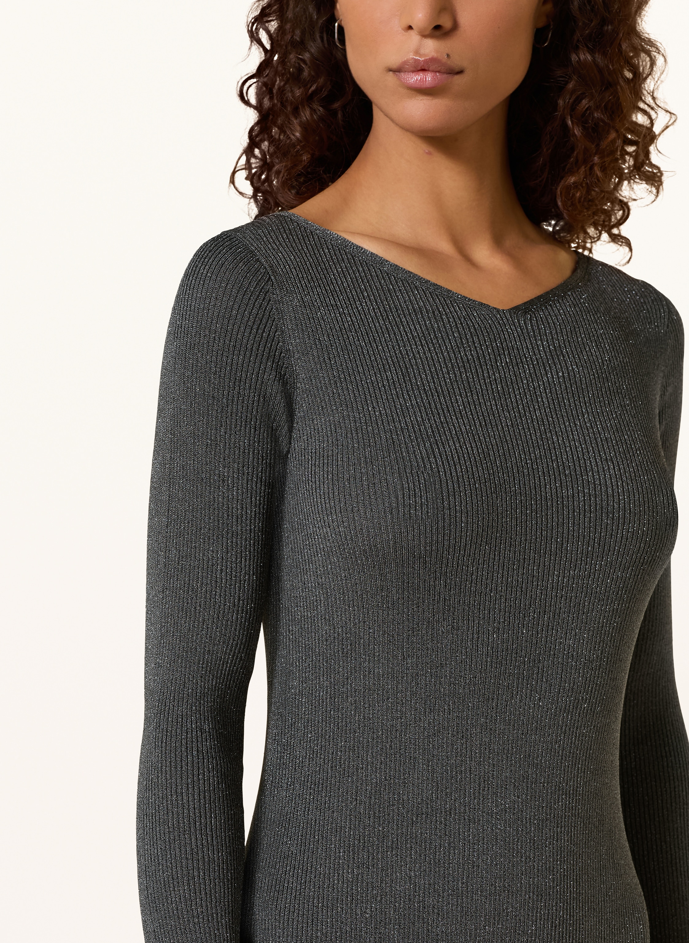 Thumbnail - Tiger Of Sweden Strickkleid Poppie Mit Glitzergarn gruen