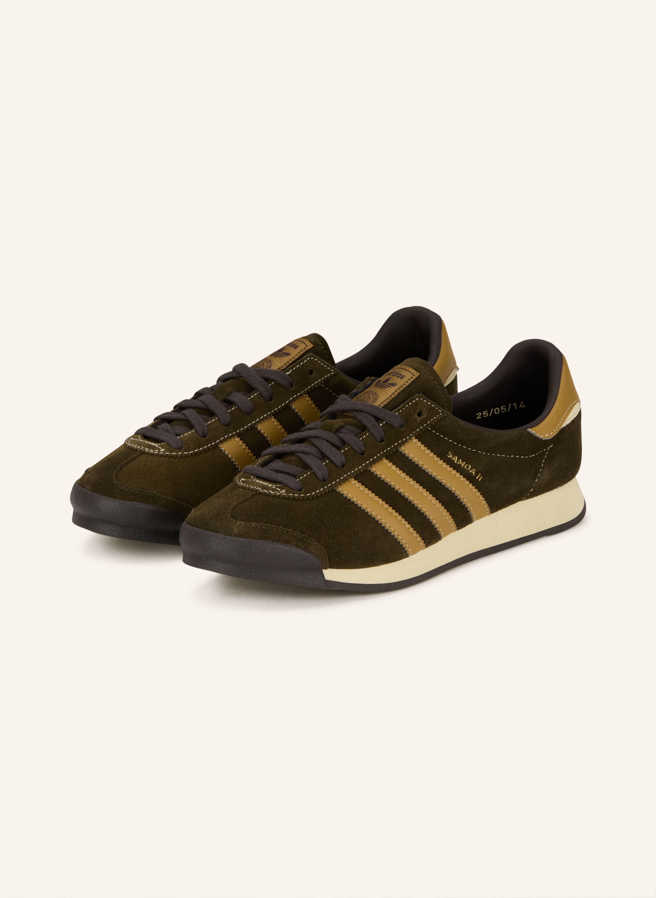 Adidas Originals Adidas Originals Sneaker Samoa Ii Spzl gruen in DUNKELBRAUN / CAMEL