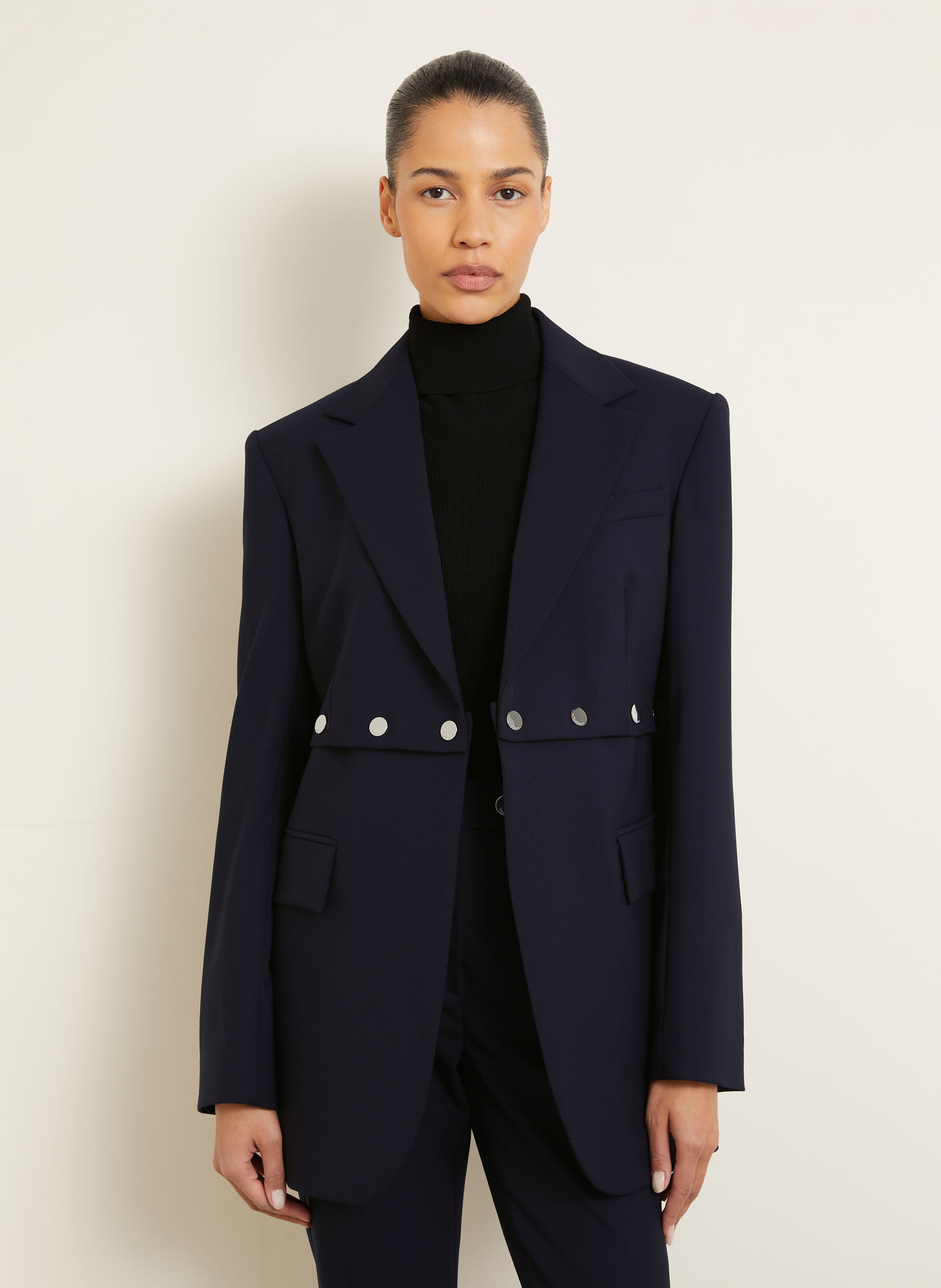 Thumbnail - Sportmax Longblazer Editore blau