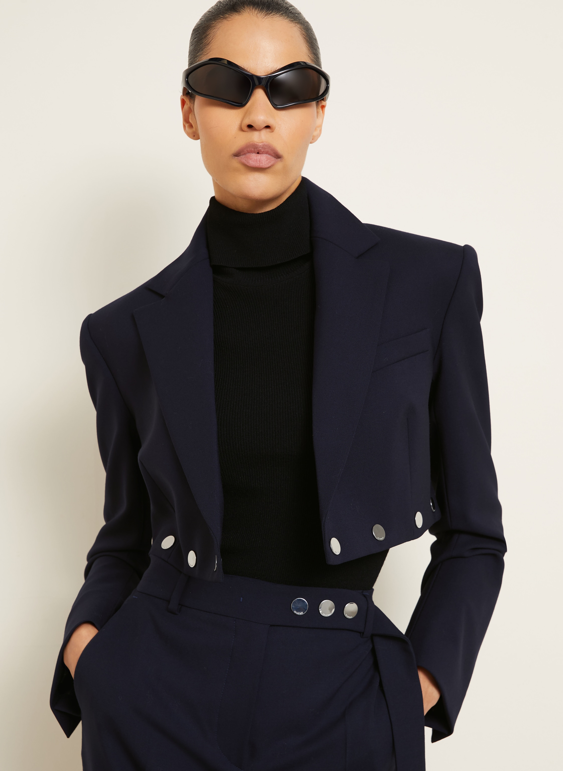 Thumbnail - Sportmax Longblazer Editore blau