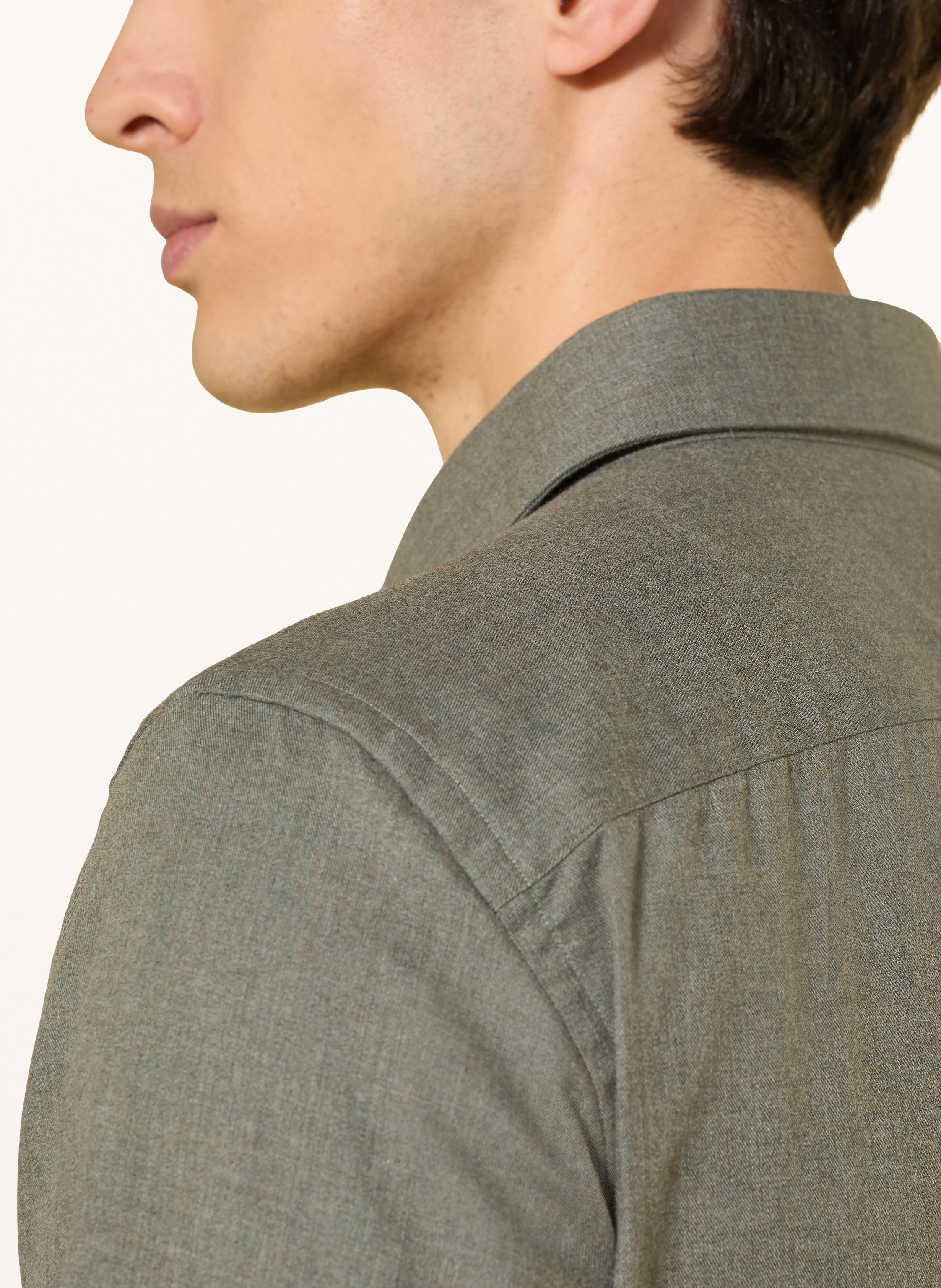 Thumbnail - Profuomo Hemd Slim Fit gruen