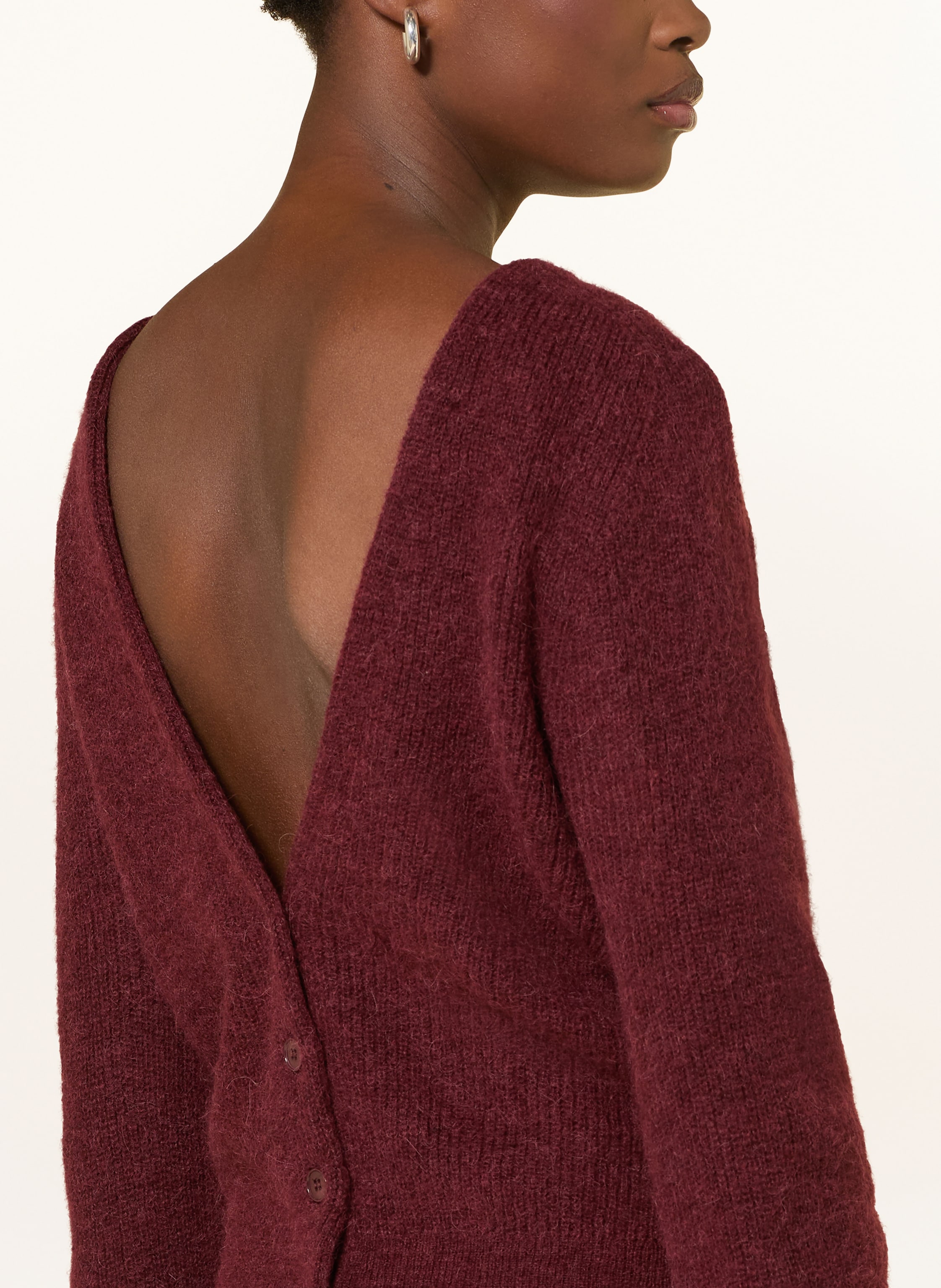 Thumbnail - Drykorn Strickjacke Gertija Mit Alpaka rot