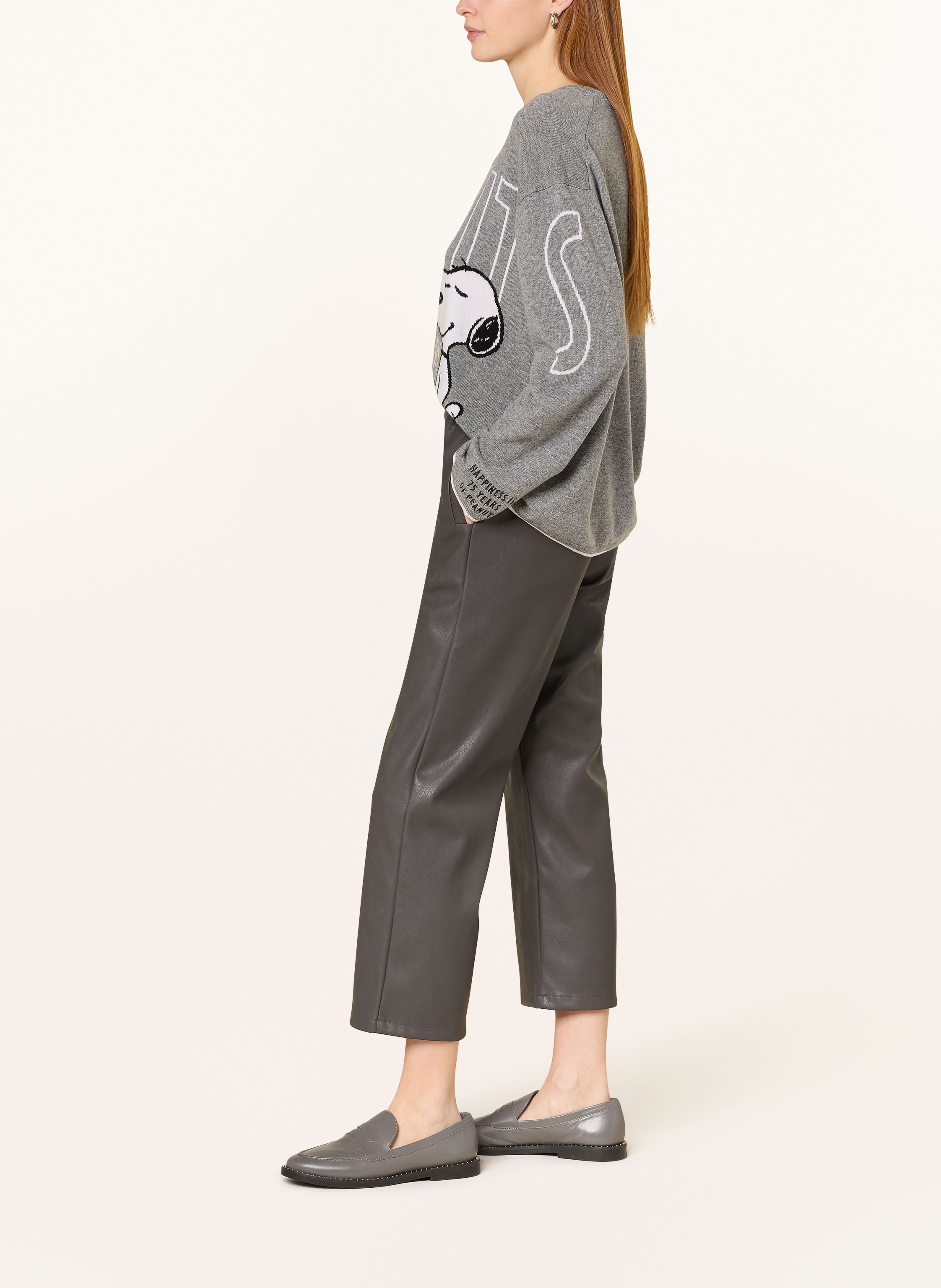 Thumbnail - Princess Goes Hollywood 7/8-Hose In Lederoptik grau