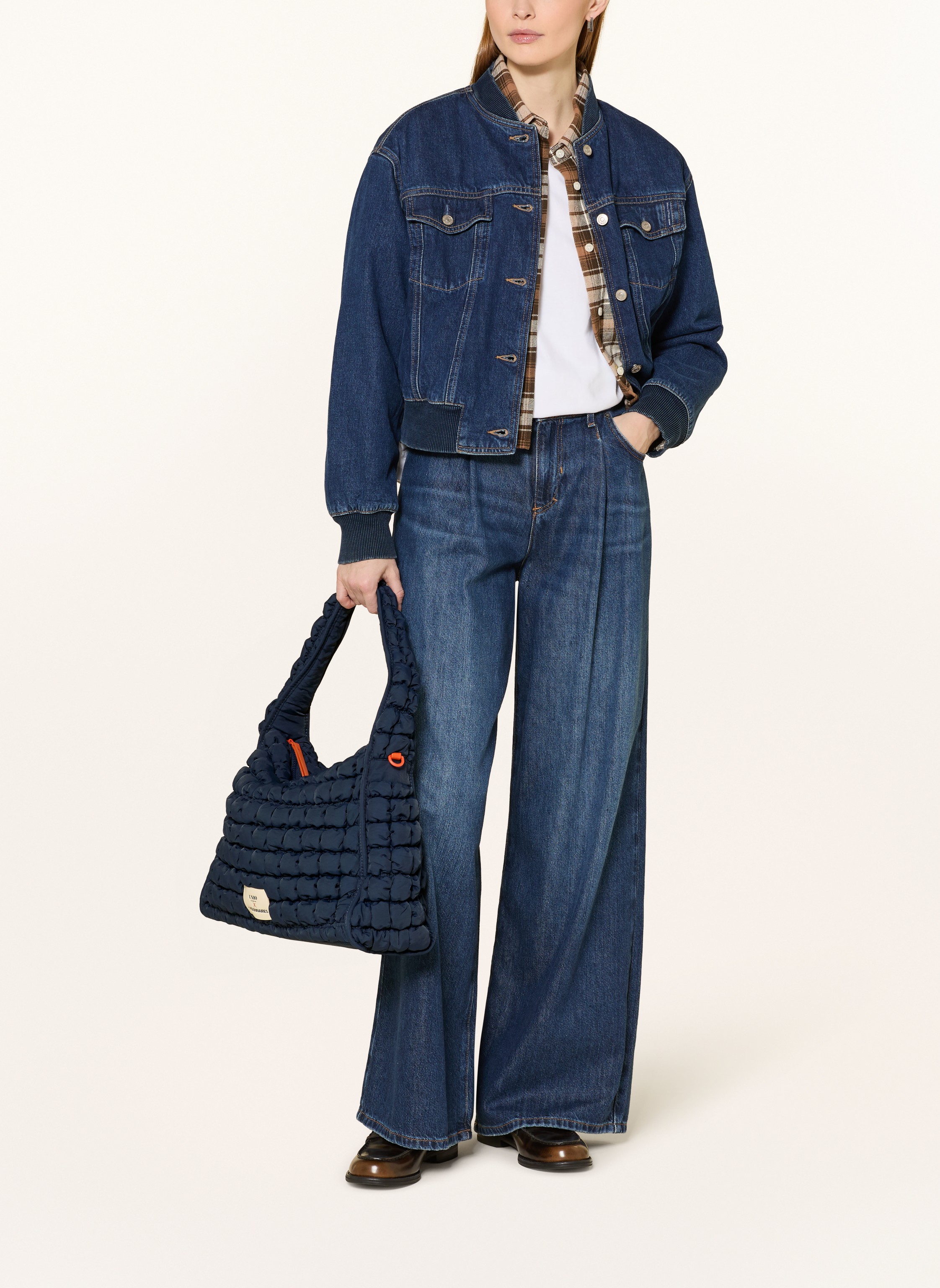 Thumbnail - Unio Beuteltasche Bubble blau