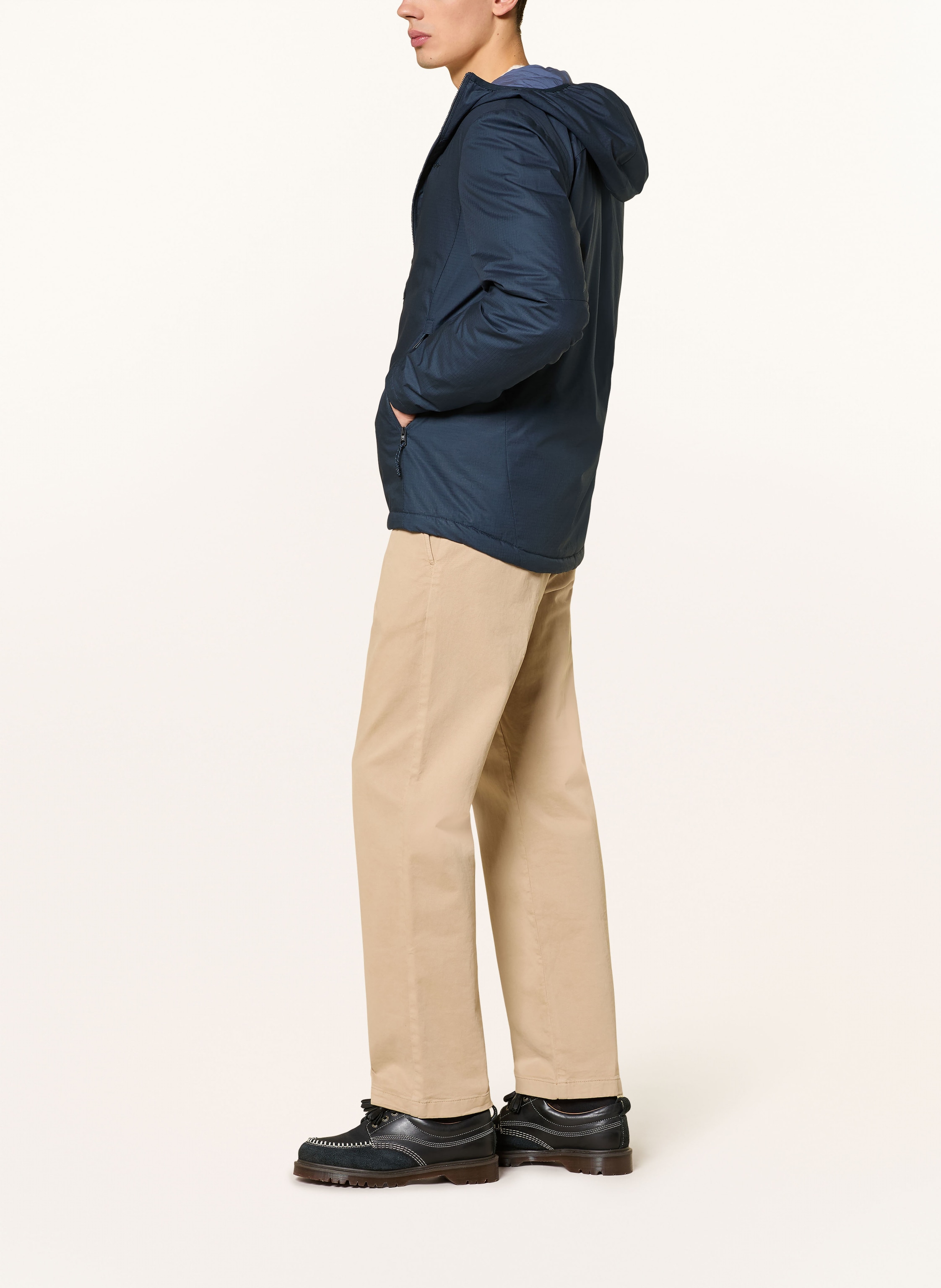 Thumbnail - Knowledgecotton Apparel Funktionsjacke Vent Ripstop 140 blau