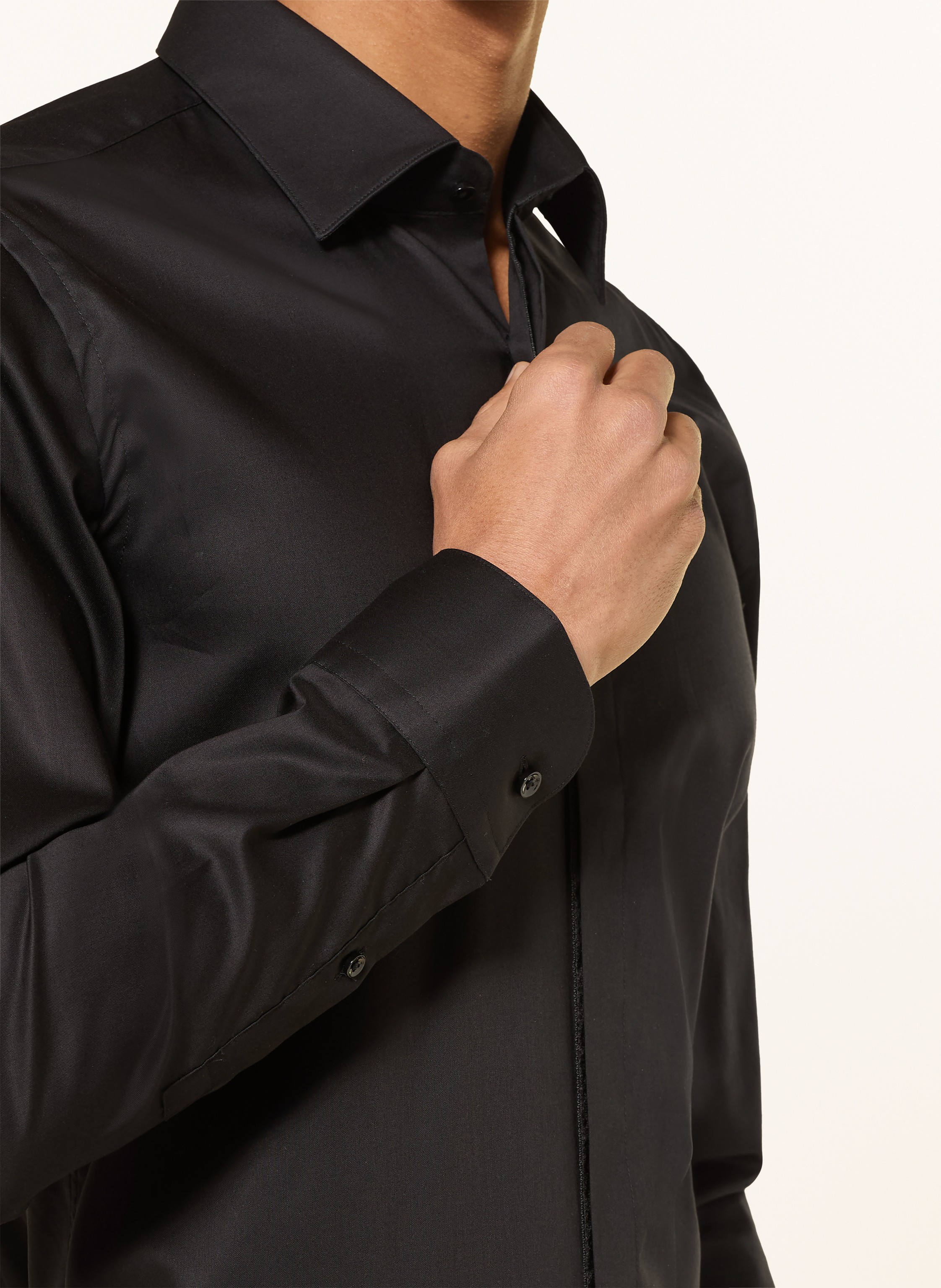 Thumbnail - Boss Hemd Slim Fit schwarz