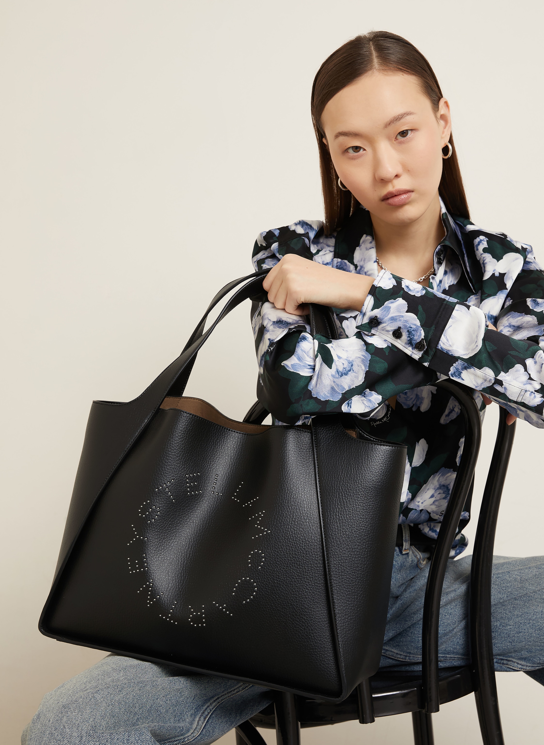 Thumbnail - Stella Mccartney Shopper Mit Pouch schwarz